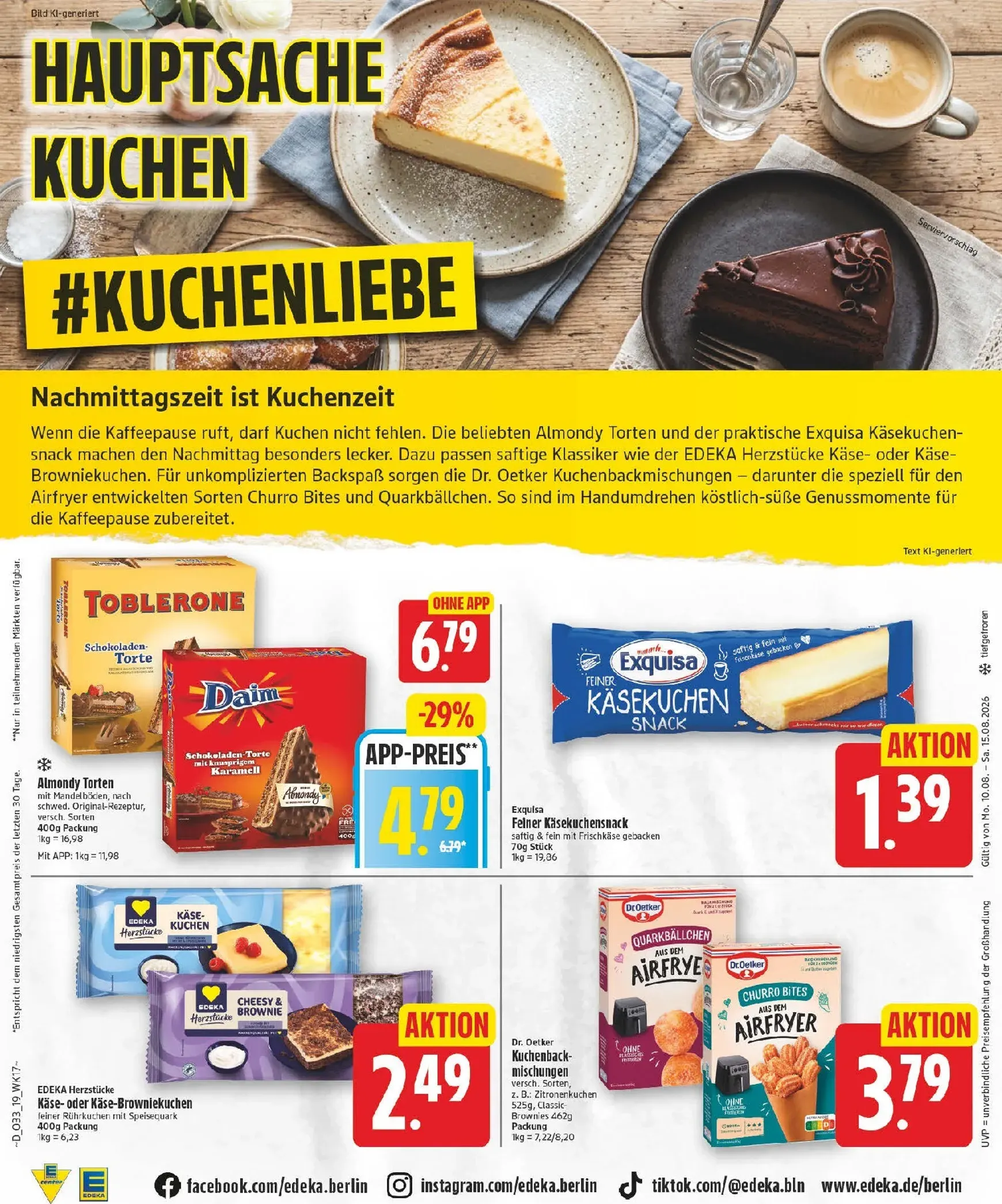 Edeka Prospekt nächste Woche – von Montag 10.08.2026 bis Samstag 15.08.2026 von 10. August bis 15. August 2026 - Prospekt seite 19