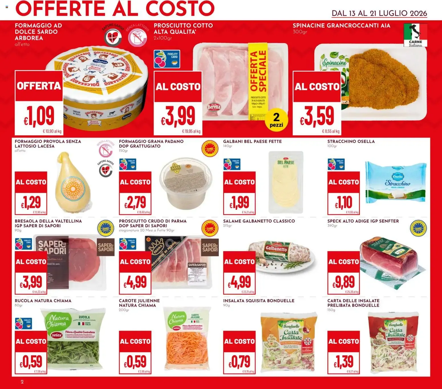 IPER PAN & superpan: OFFERTE AL COSTO y SCONTO 20% SU TUTTA LA SPESA da 13 luglio a 21 luglio di 2026 - Pagina del volantino 2
