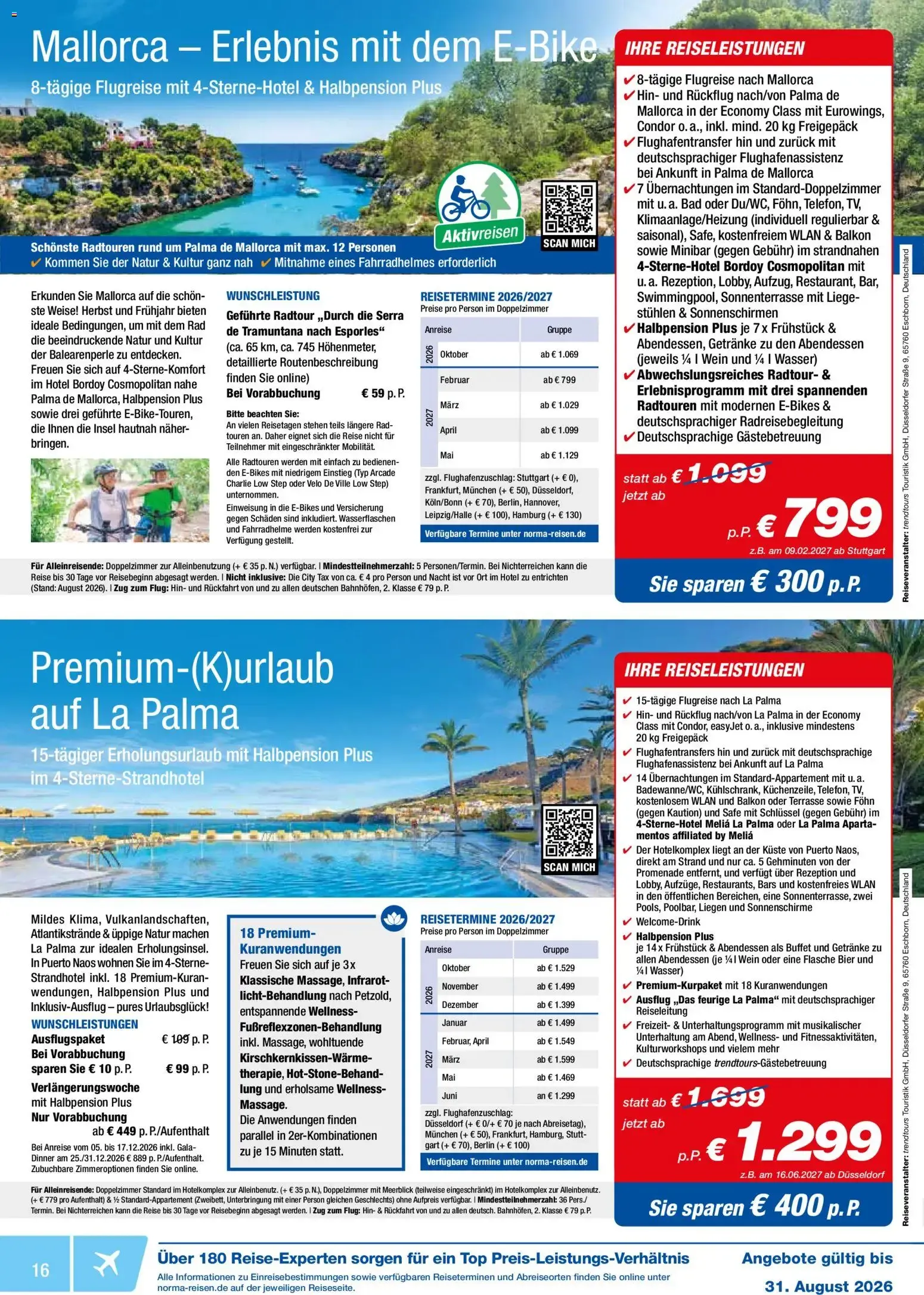 Norma Reisen (ab 01.08.2026) zum blättern » Angebote von 1. August bis 31. August 2026 - Prospekt seite 16