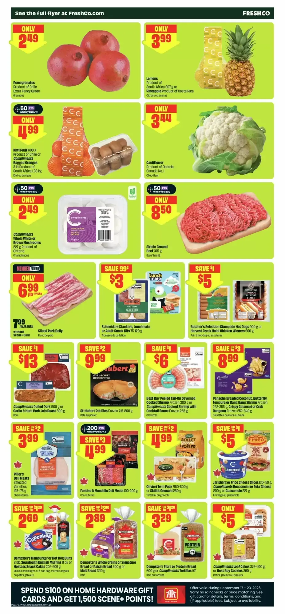 FreshCo The Big % Off Event Flyer from September 17 to September 23 2026 - flyer page 3