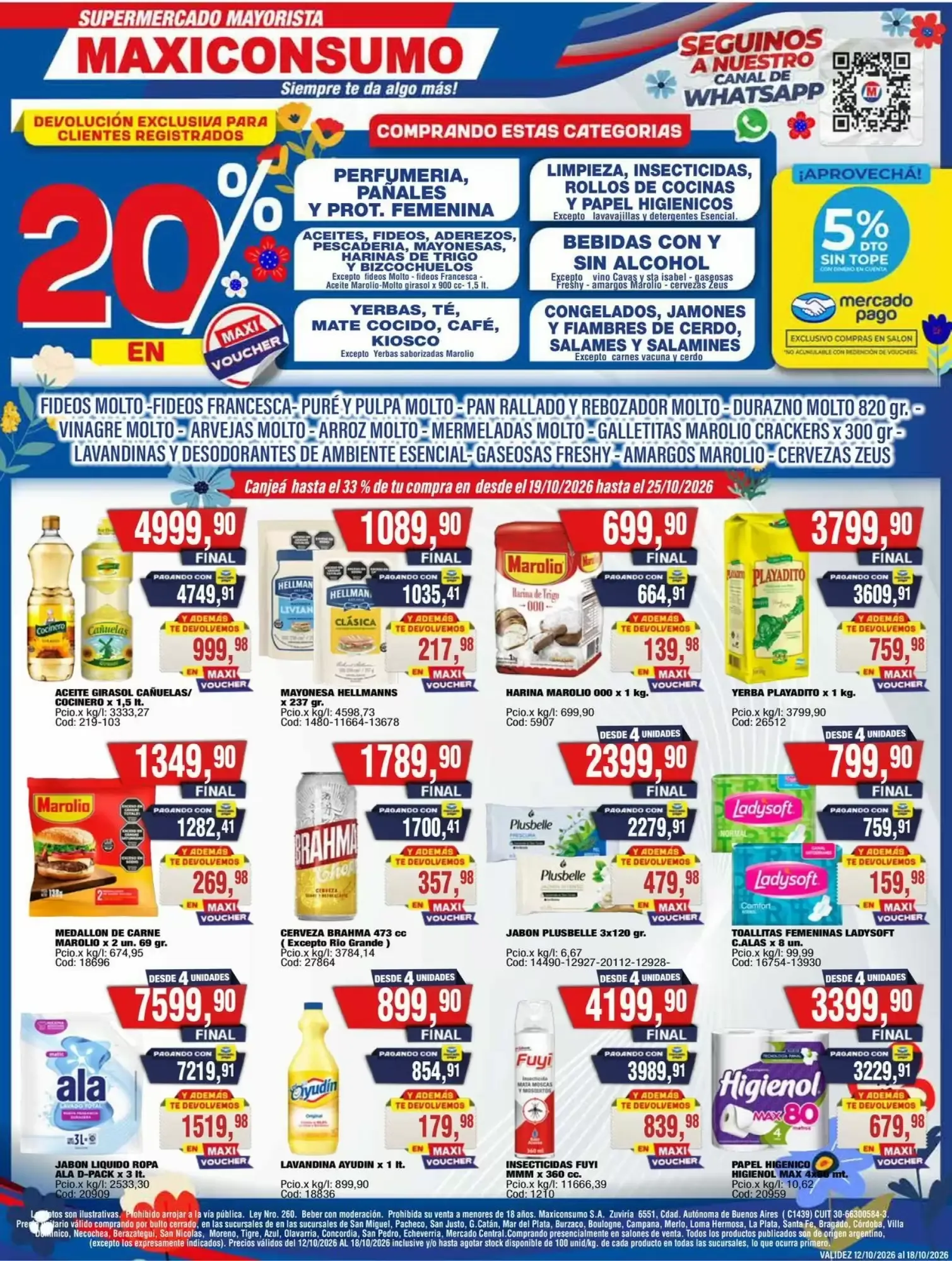 Ofertas de Revista Maxiconsumo semana 42 12 de octubre al 18 de octubre 2026 - Página 1 del catálogo