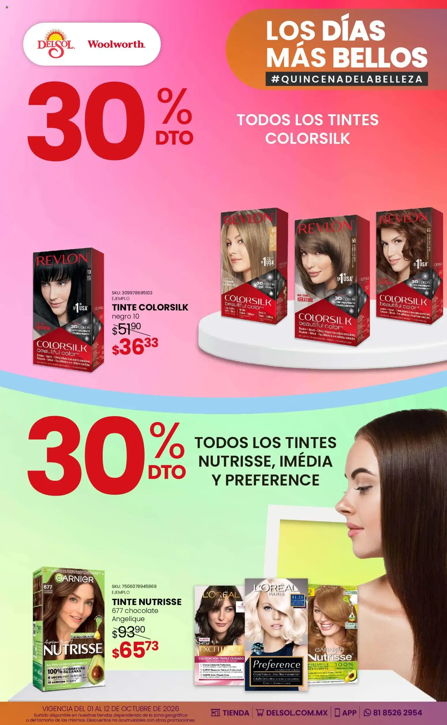 Catálogo de Del Sol y Woolworth catálogo Los días más bellos - Quincena Belleza (01/10/2026 - 12/10/2026) - catálogo en línea 1 de octubre al 12 de octubre 2026 - Pagina 6