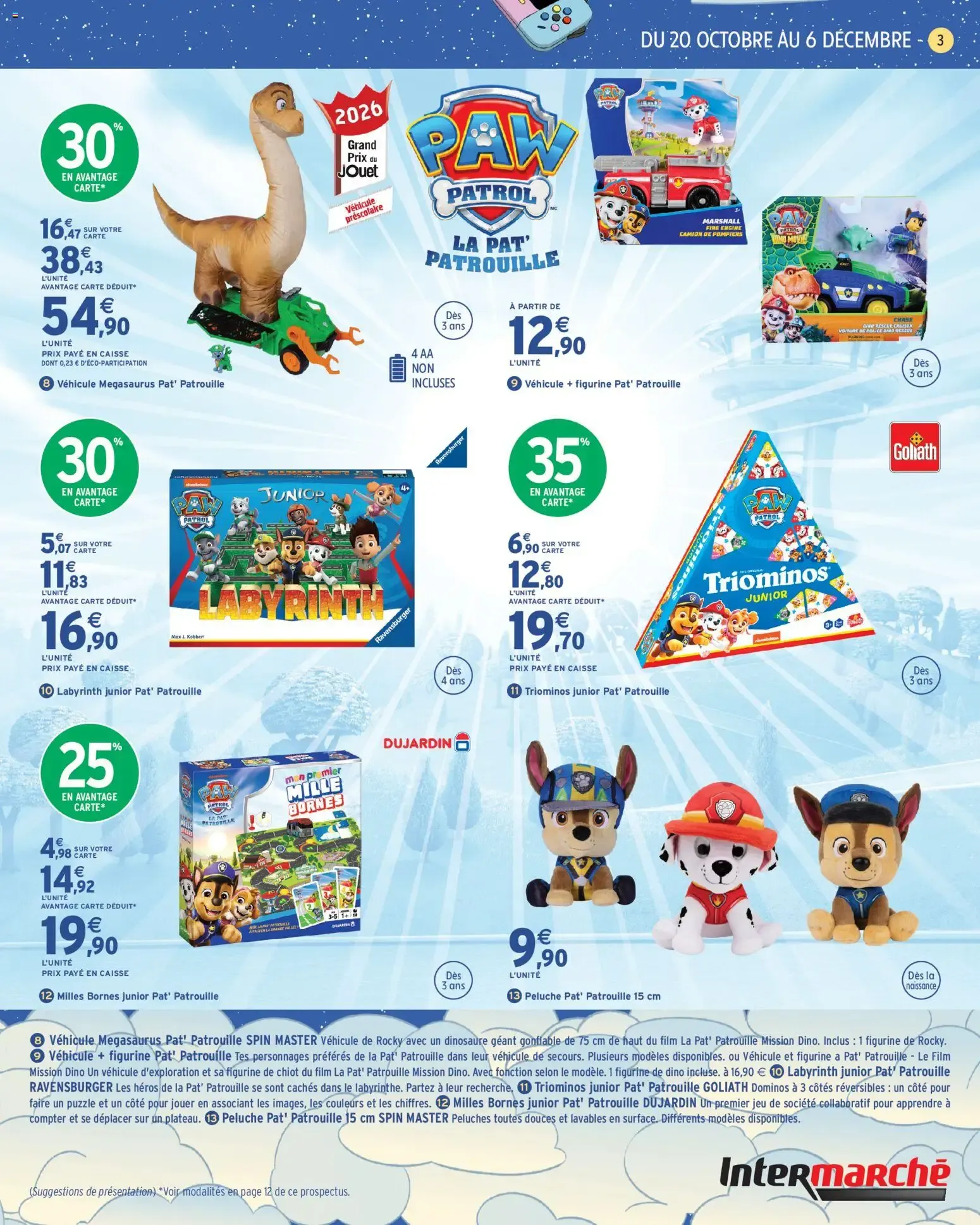 Intermarché - Découvrez les jouets de Noël à partir du 20/10/2026 - promo en ligne du 20 octobre au 6 décembre 2026 - Catalogue page 3
