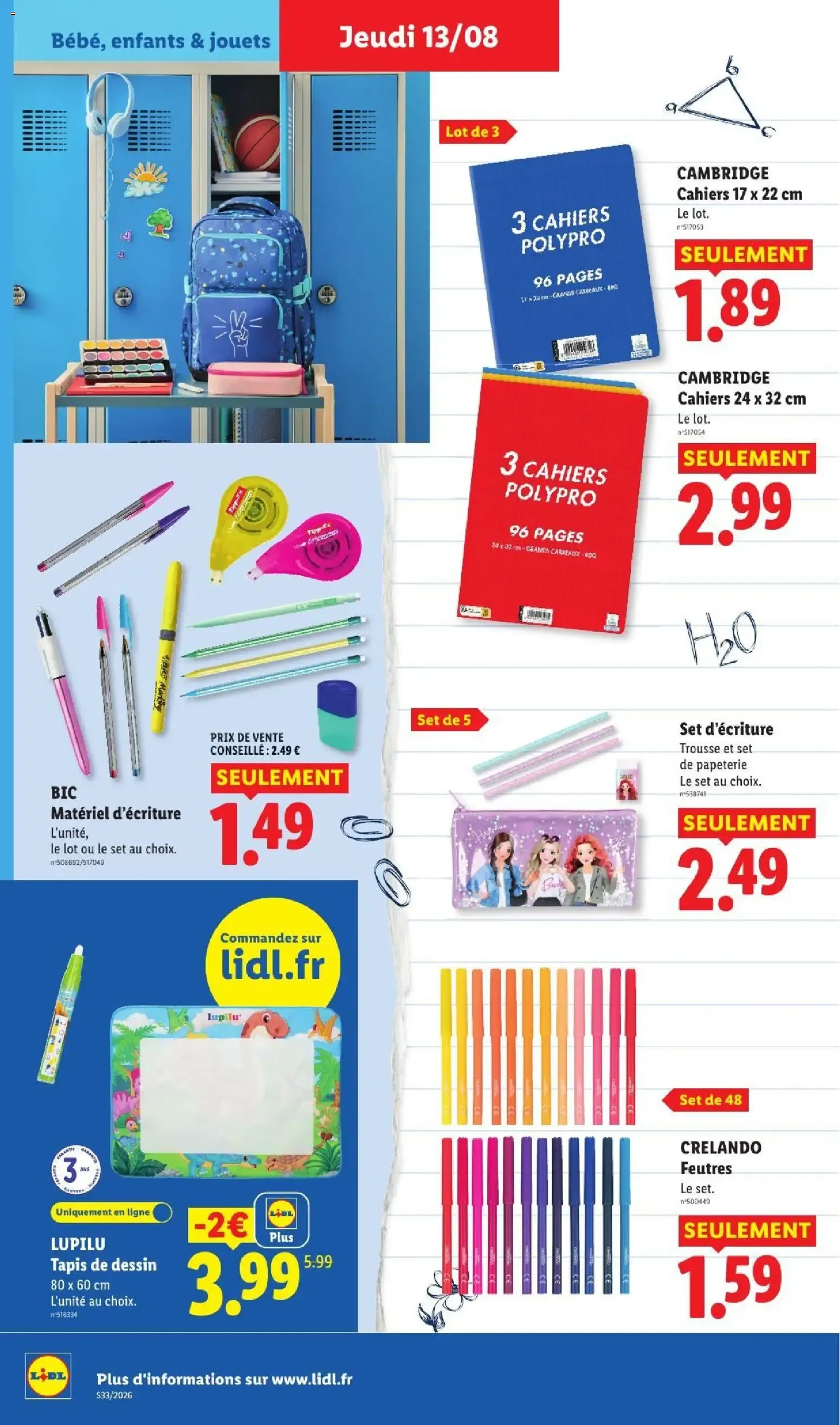 Catalogue LIDL du 13/08/2026 | Promo prospectus en ligne du 13 août au 19 août 2026 - Catalogue page 37