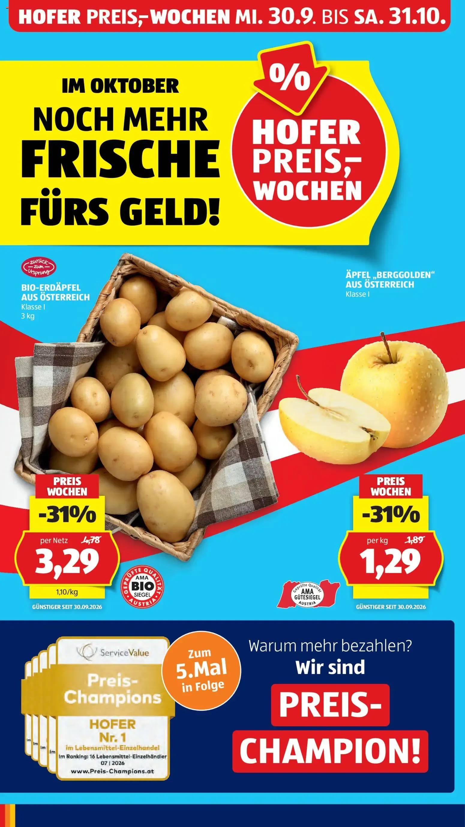 Hofer Flugblatt ab 16.10.2026 - Angebote, Aktionen von 16. Oktober bis 31. Oktober 2026 - Flugblätt seite  6