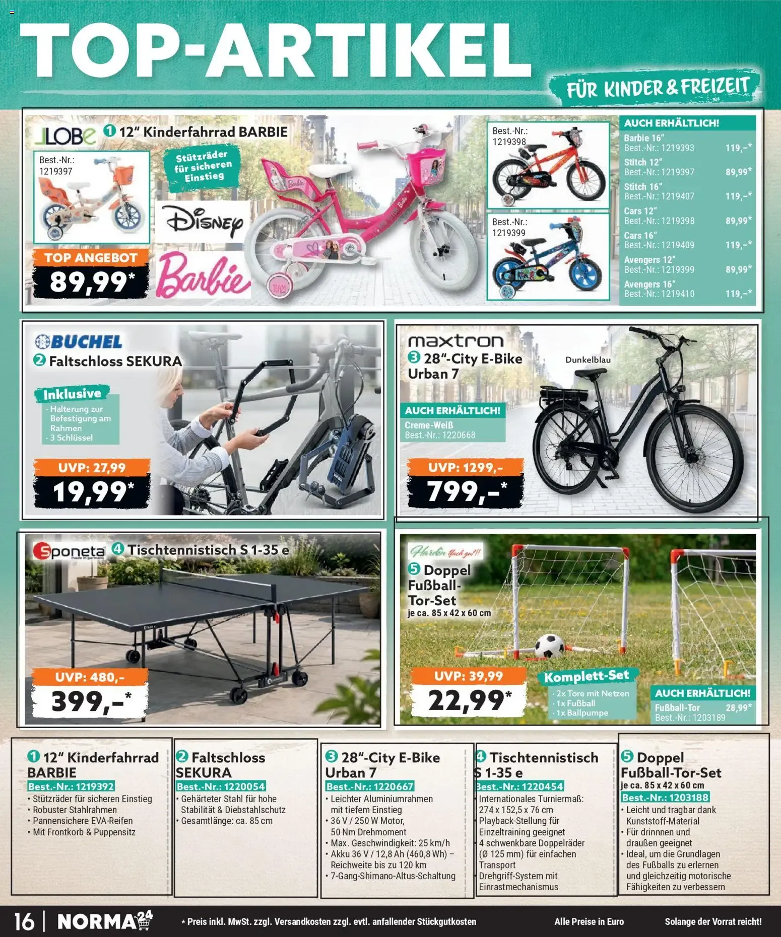 Norma Bestellmagazin Juli 2026 (ab 01.07.2026) zum blättern » Angebote von 1. Juli bis 31. Juli 2026 - Prospekt seite 16