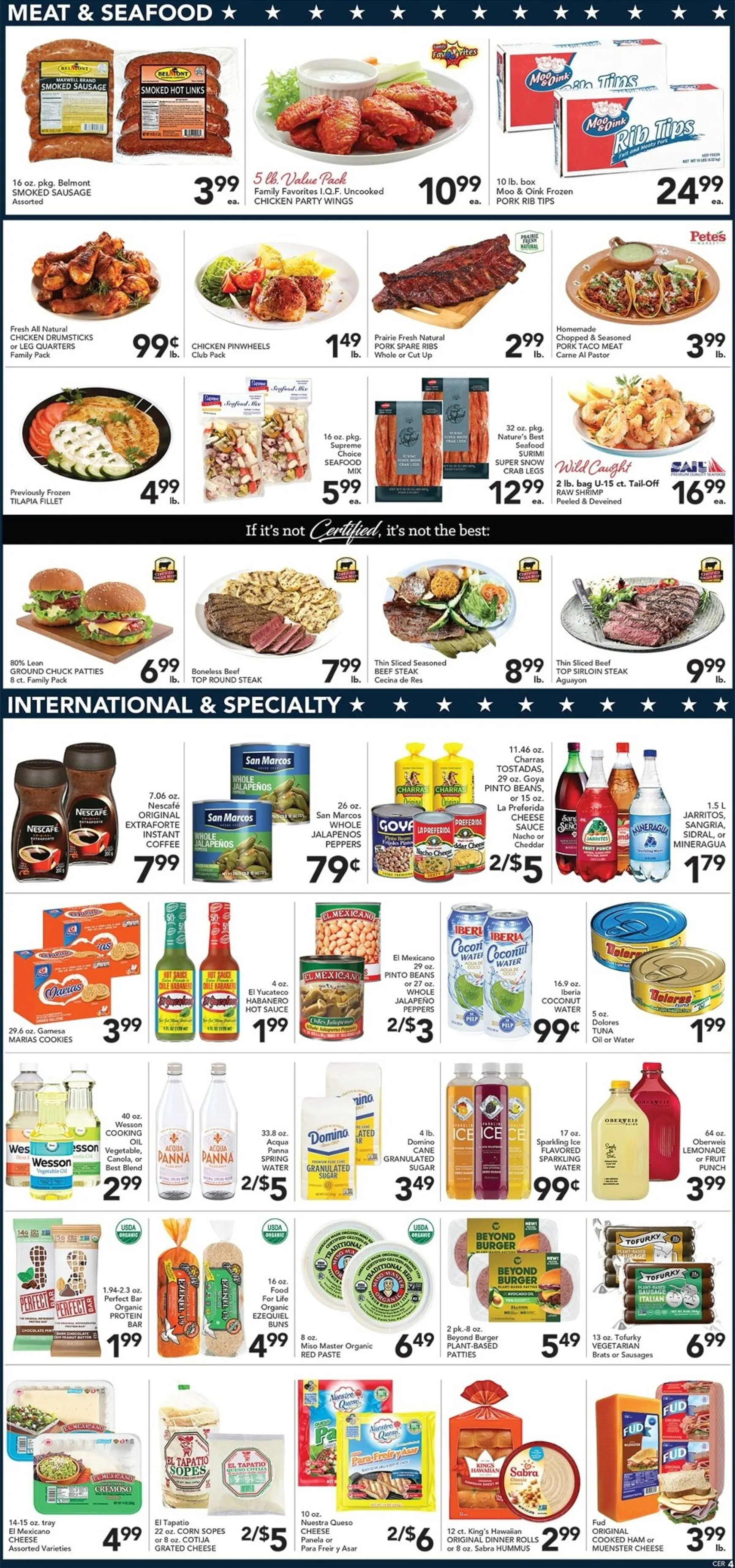 Weekly ad Pete's Market - Ofertas del 4 de Julio y 250 Aniversario de América from July 1 to July 7 2026 - Page 4