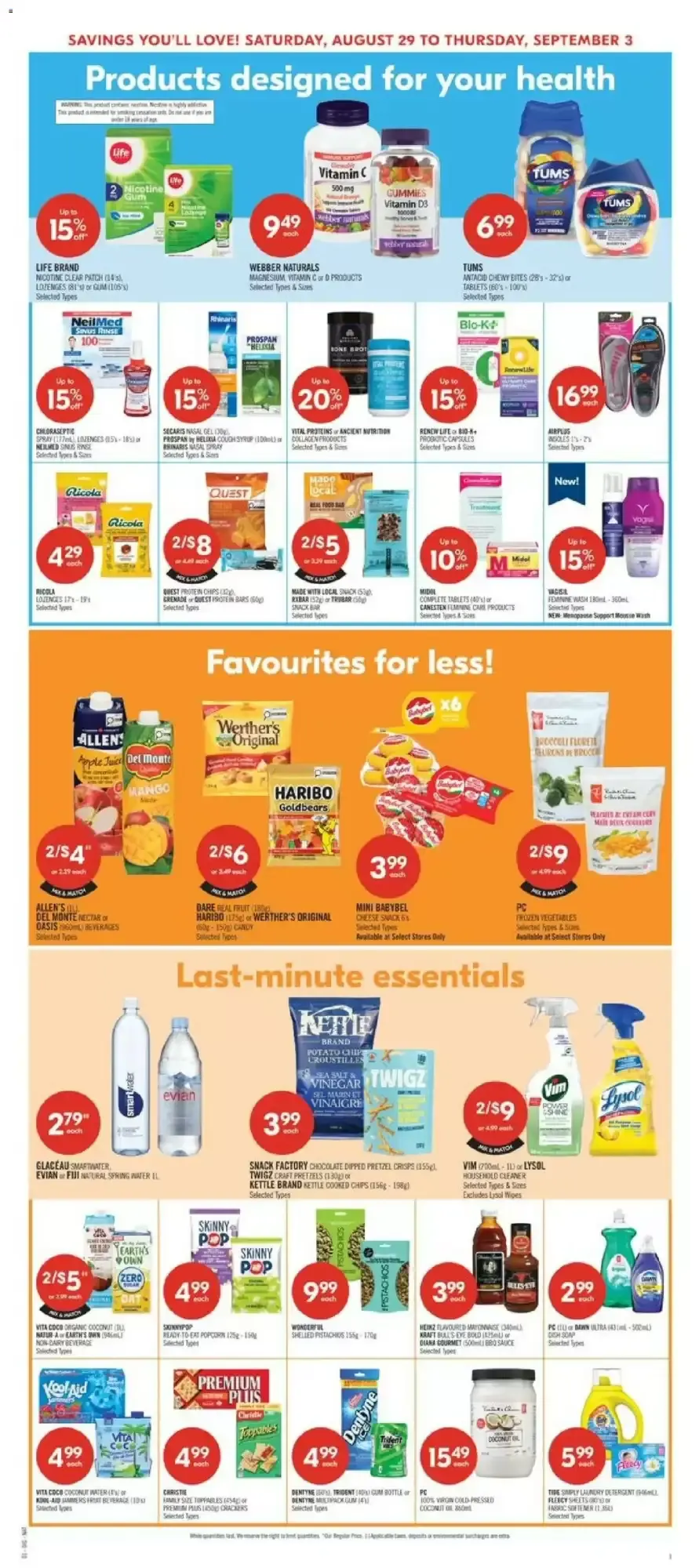 Shoppers Drug Mart flyer week 35 from August 29 to September 3 2026 - flyer page 18