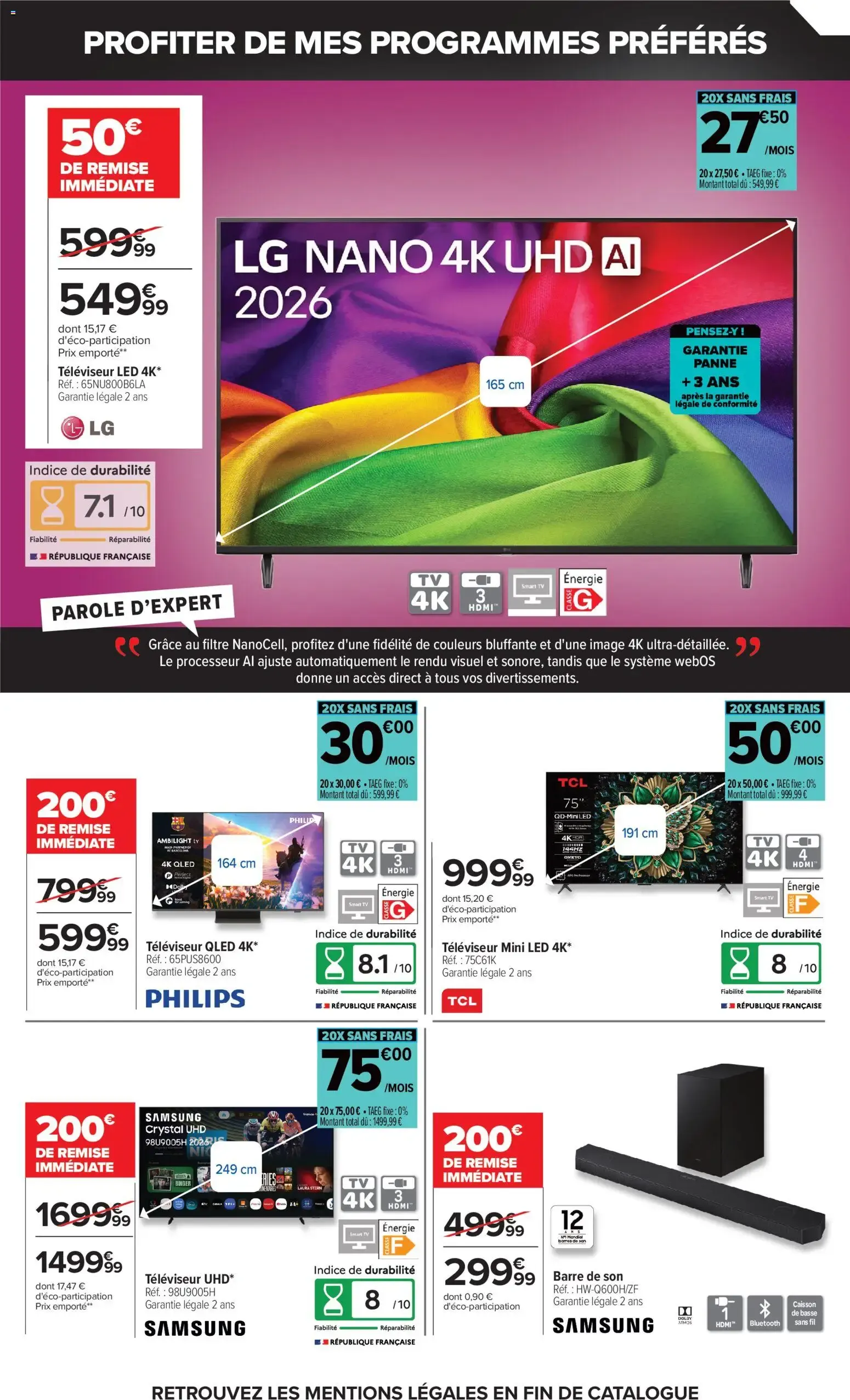 Carrefour Passez l'automne connecté à vos envies à partir du 25/09/2026 - promo en ligne du 25 septembre au 12 octobre 2026 - Catalogue page 15