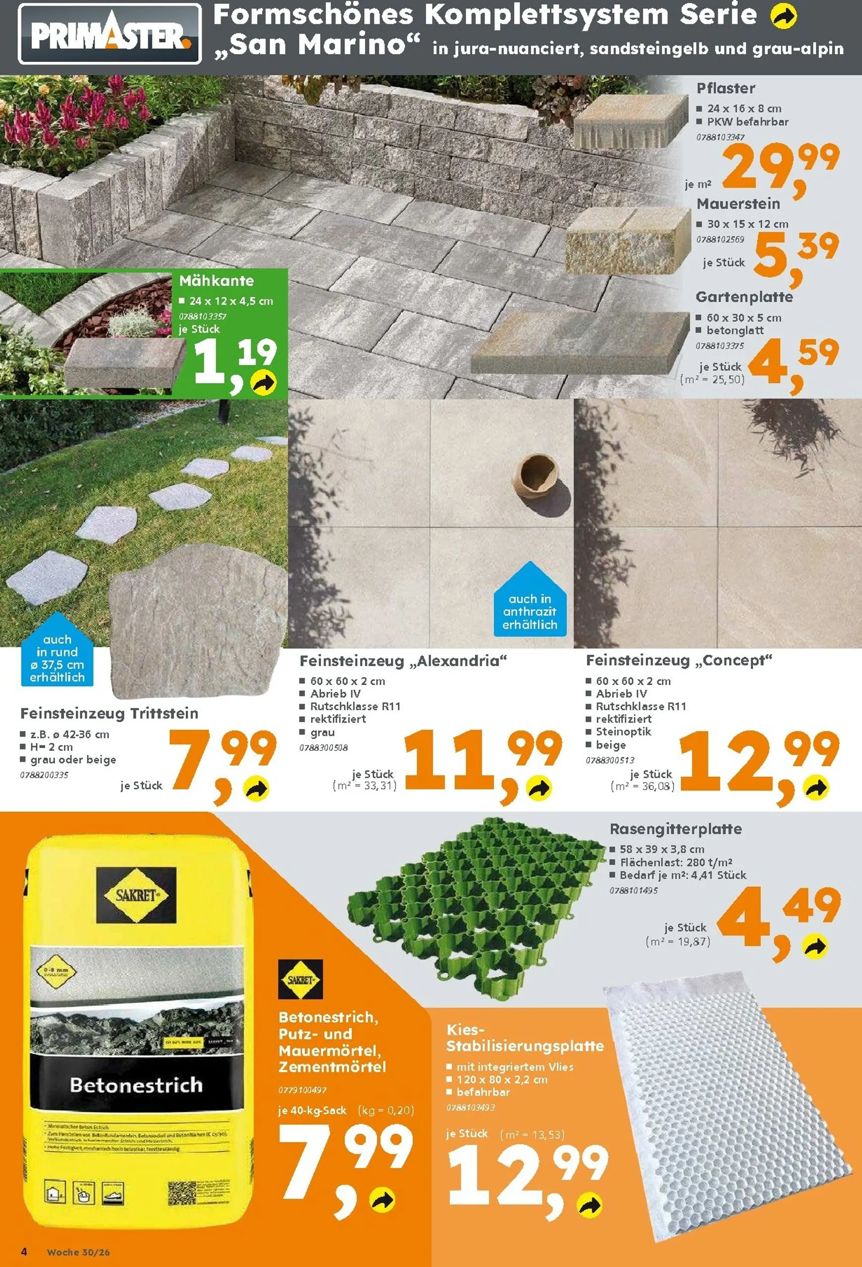 Globus Baumarkt Prospekt – von Sonntag 19.07.2026 bis Samstag 25.07.2026 von 19. Juli bis 25. Juli 2026 - Prospekt seite 4