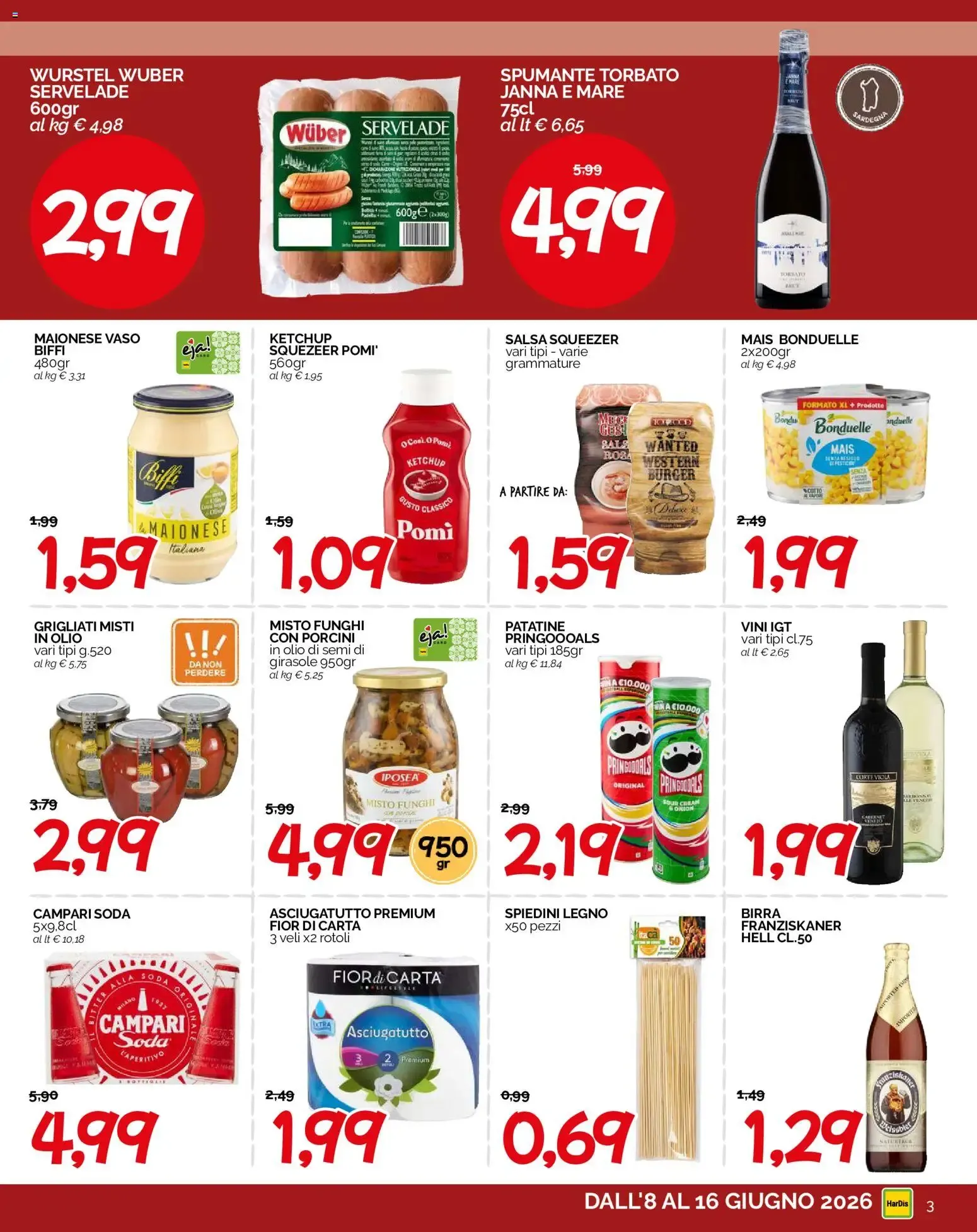 HarDis volantino dal 08/06/2026 - online Offerte da 8 giugno a 16 giugno di 2026 - Pagina del volantino 3
