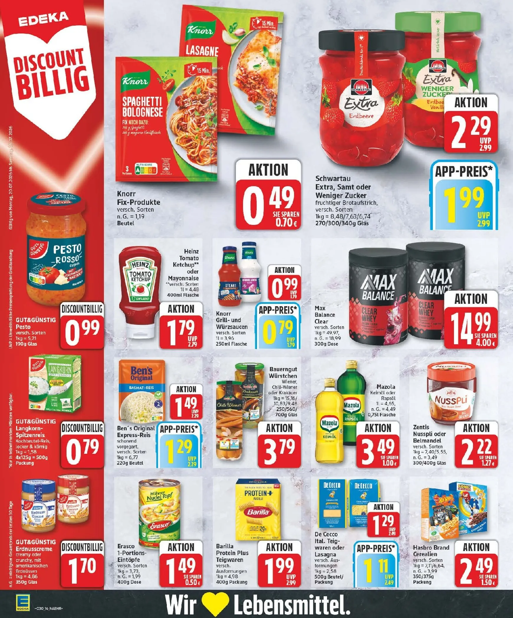 Edeka Prospekt nächste Woche – von Montag 20.07.2026 bis Samstag 25.07.2026 von 20. Juli bis 25. Juli 2026 - Prospekt seite 16