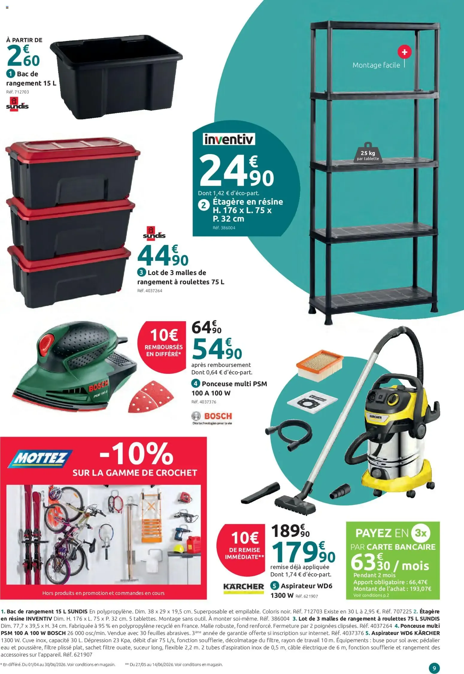 OPÉRATION AMÉNAGEMENT EXTÉRIEUR du 27 mai au 14 juin 2026 - Catalogue page 9