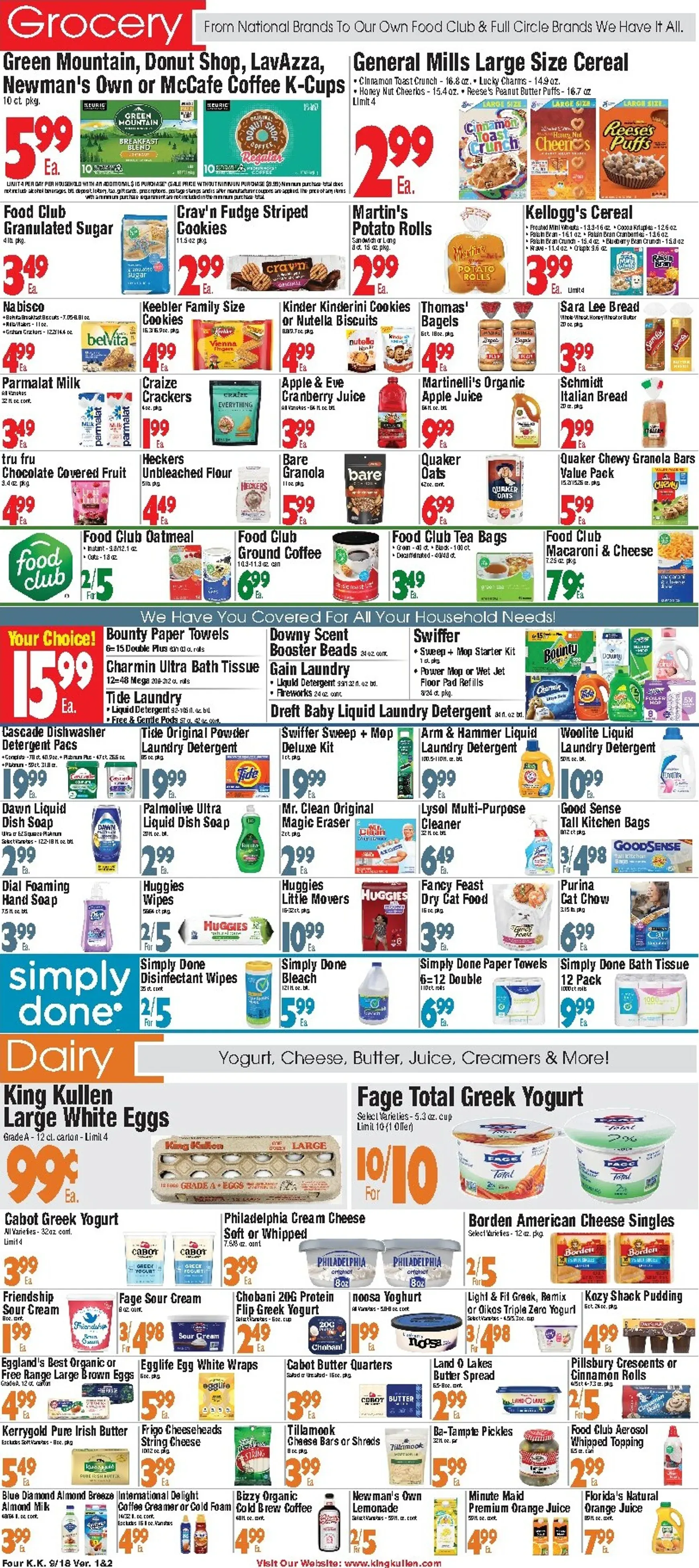 Weekly ad Current King Kullen leaflet valid from Friday 09/18/2026 to Thursday 09/24/2026 from September 18 to September 24 2026 - Page 4