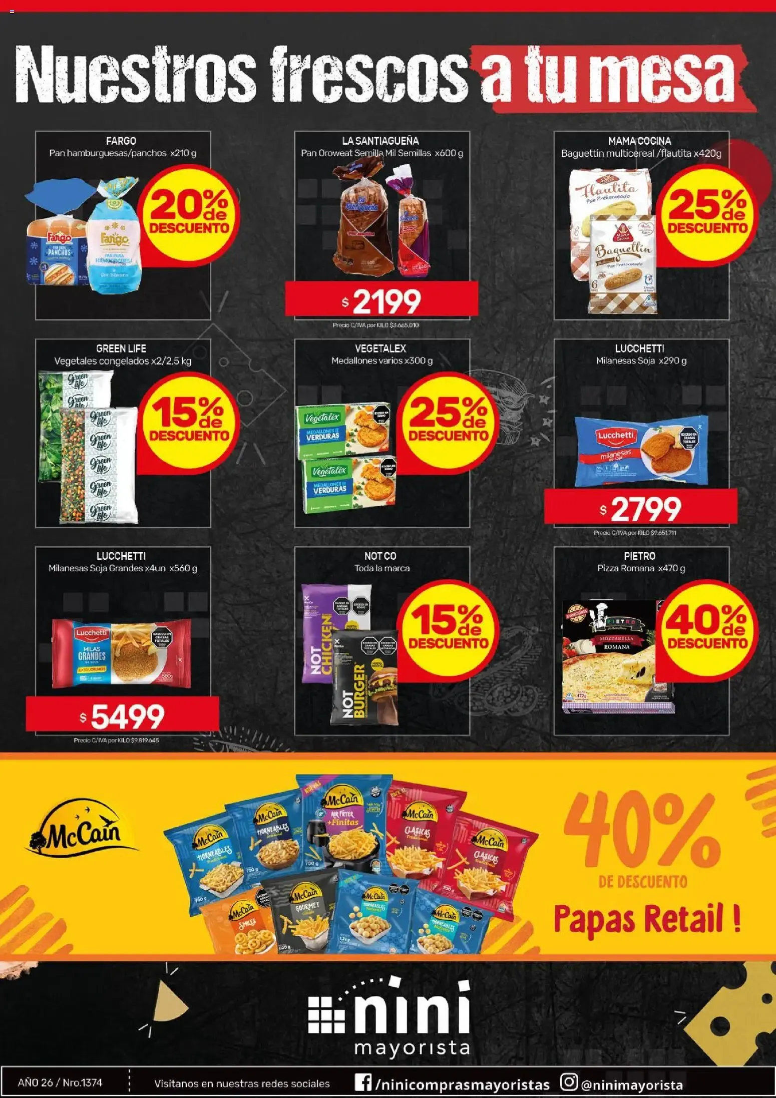 Ofertas de NINI Mayorista Nuestros frescos a tu mesa del 24/08/2026 - 30/08/2026 24 de agosto al 30 de agosto 2026 - Página 3 del catálogo