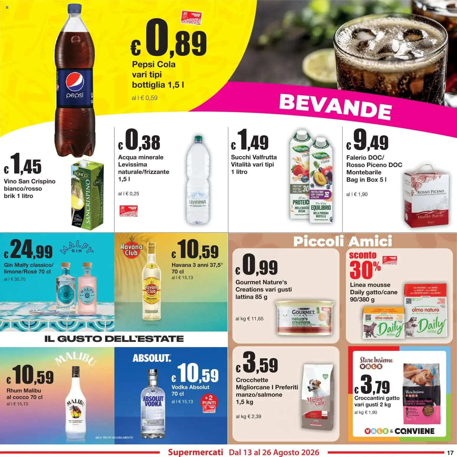 Sì con Te volantino dal 13/08/2026 - online Offerte da 13 agosto a 26 agosto di 2026 - Pagina del volantino 17