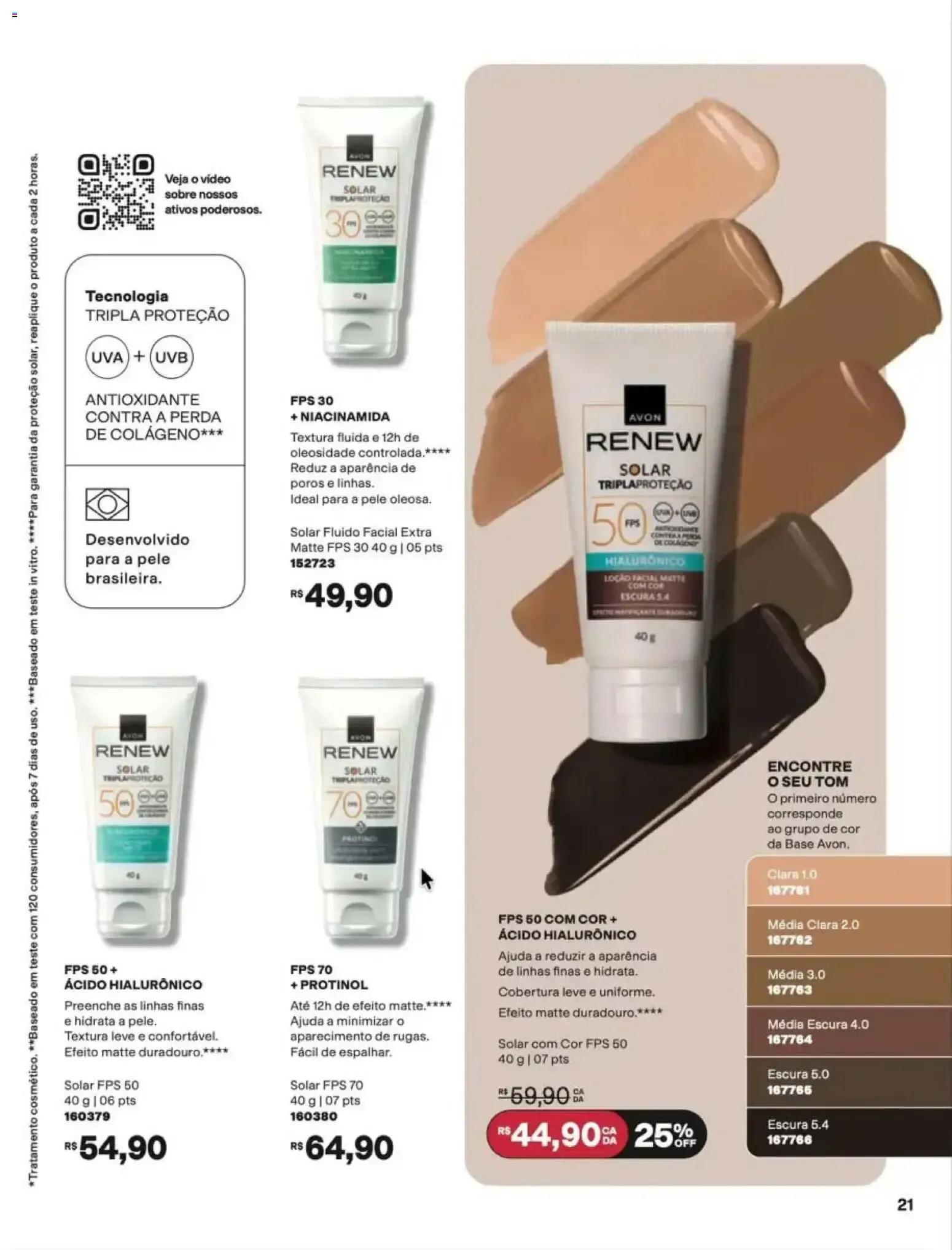 Encarte de Revista Avon - Chegou Renew Menopro - Ciclo 16/2026 12 de outubro até 2 de novembro 2026 - Pagina 21