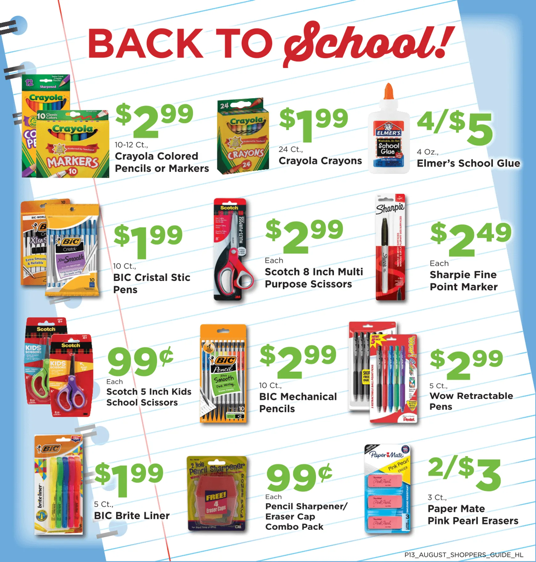 Weekly ad Homeland Stores - Bring Savings Home Shopper's Guide: Back to School from August 1 to August 31 2026 - Page 13