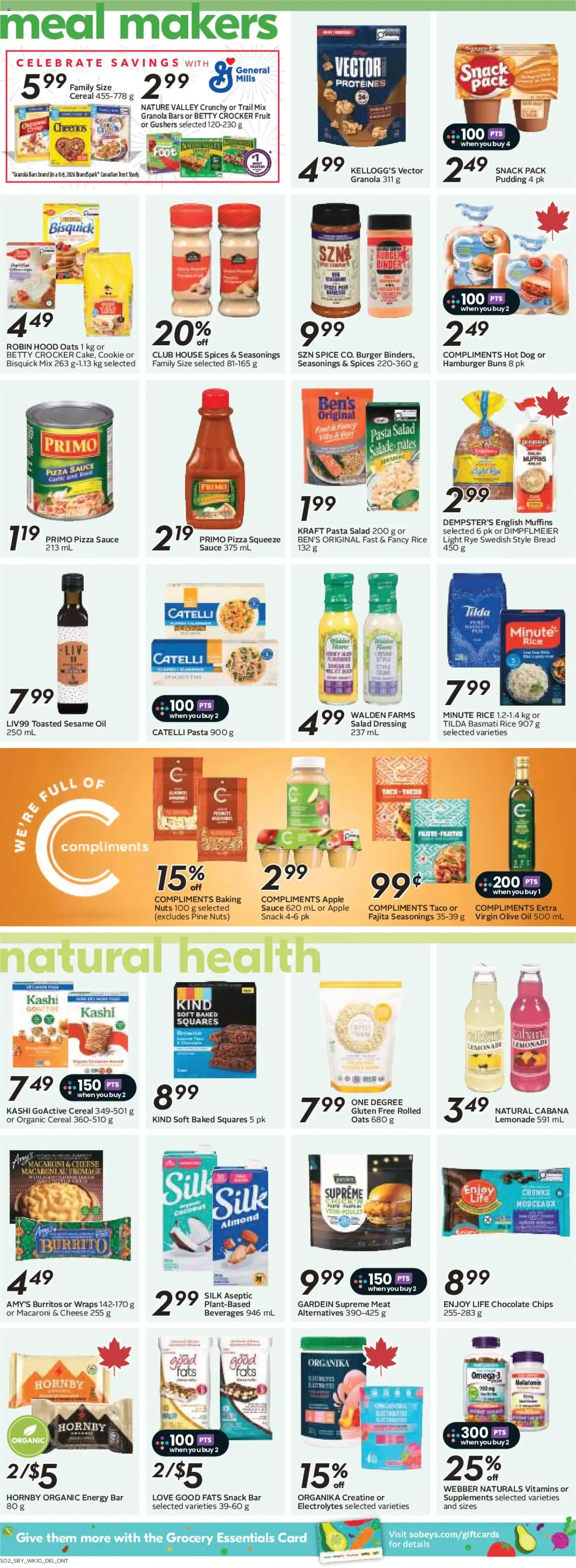 Sobeys weekly flyer / circulaire from Jul 2, 2026 > weekly specials & deals from July 2 to July 8 2026 - flyer page 10