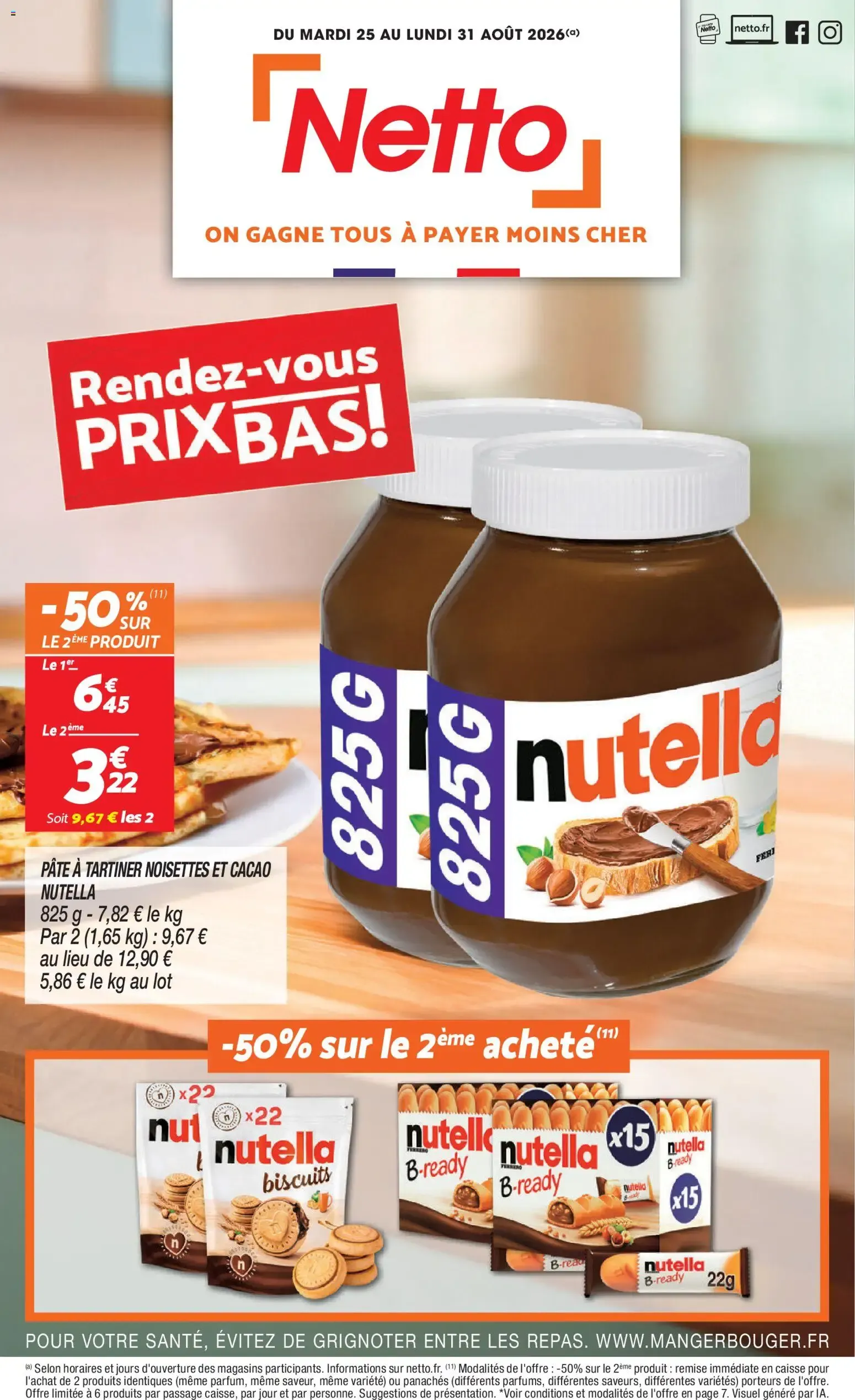 Netto catalogue à partir du 25/08/2026 - promo en ligne