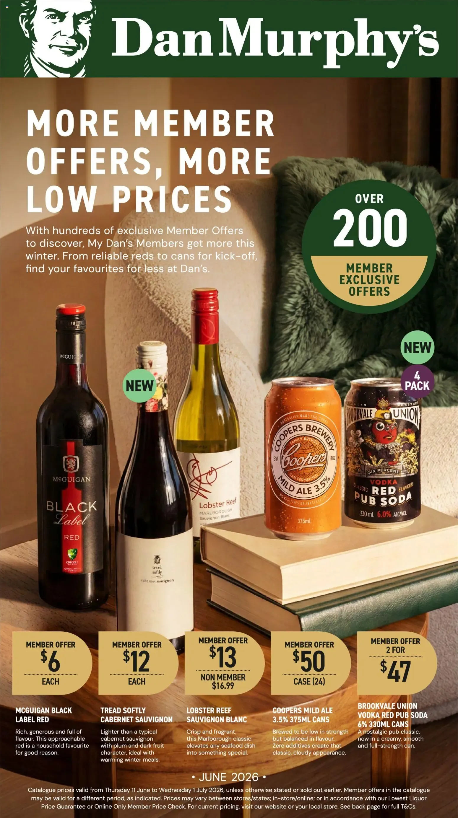 Dan Murphy's catalogue Hobart - 11/06/2026 > weekly / monthly specials - Catalogue valid from 11 June to 1 July 2026 - page 1