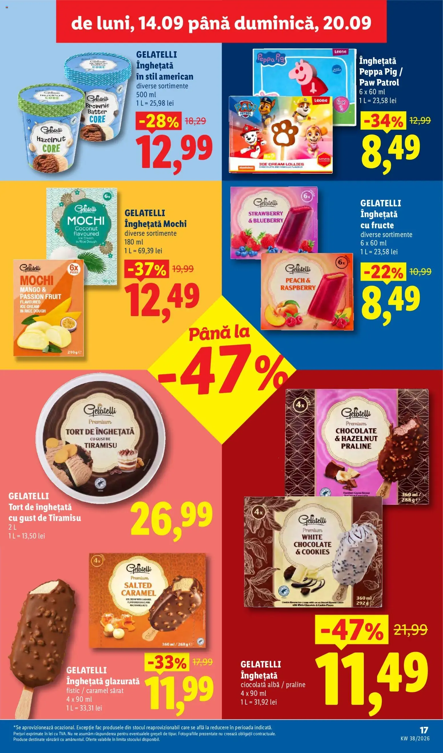 Catalog Ieftin și înainte, și după ziua de salariu. de la 14 septembrie până la 20 septembrie 2026 - Revista Pagina 17