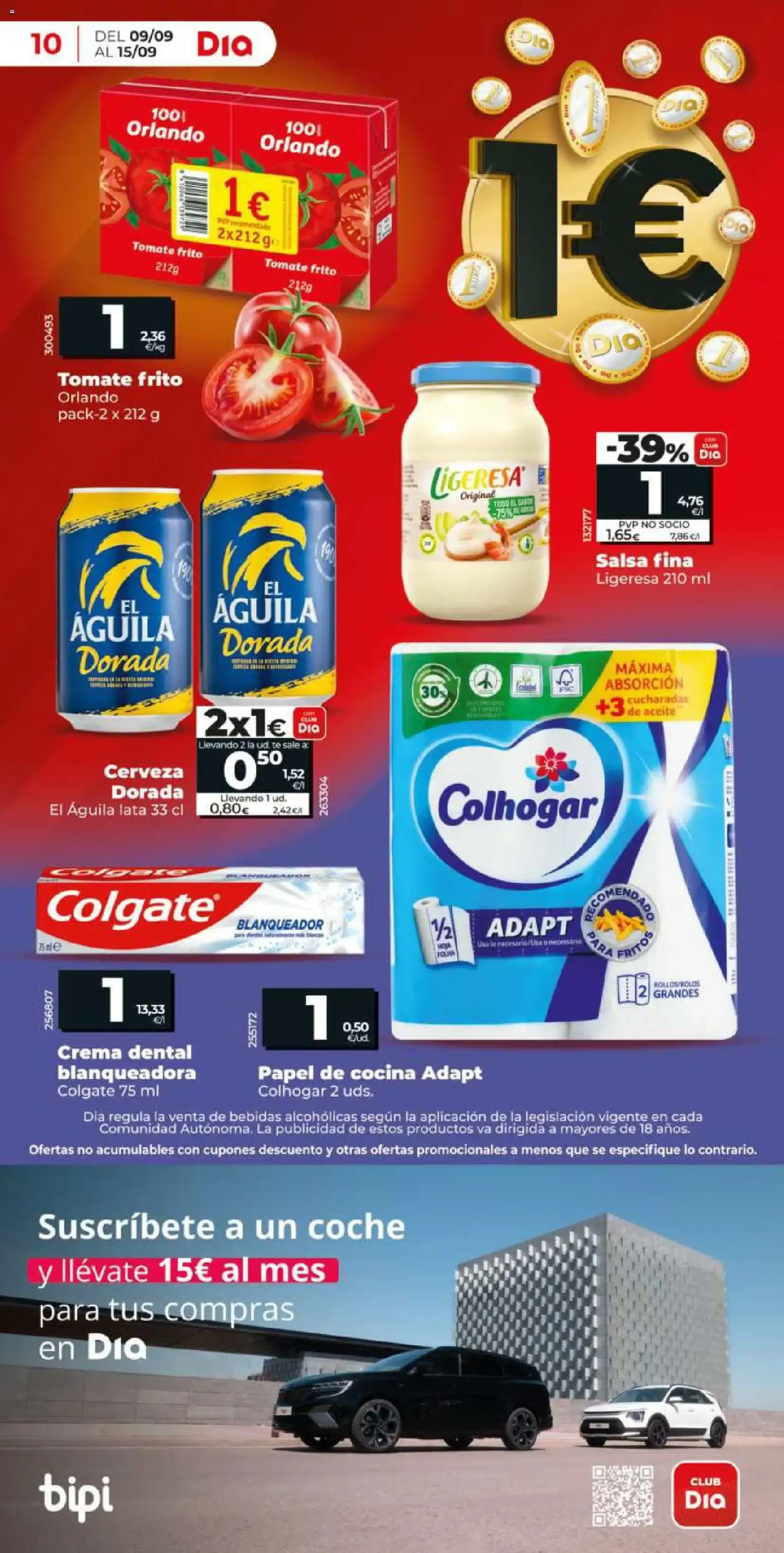 Catálogo de Dia: Más de 100 productos a 1€ 9 de septiembre al 15 de septiembre 2026 - Página 10