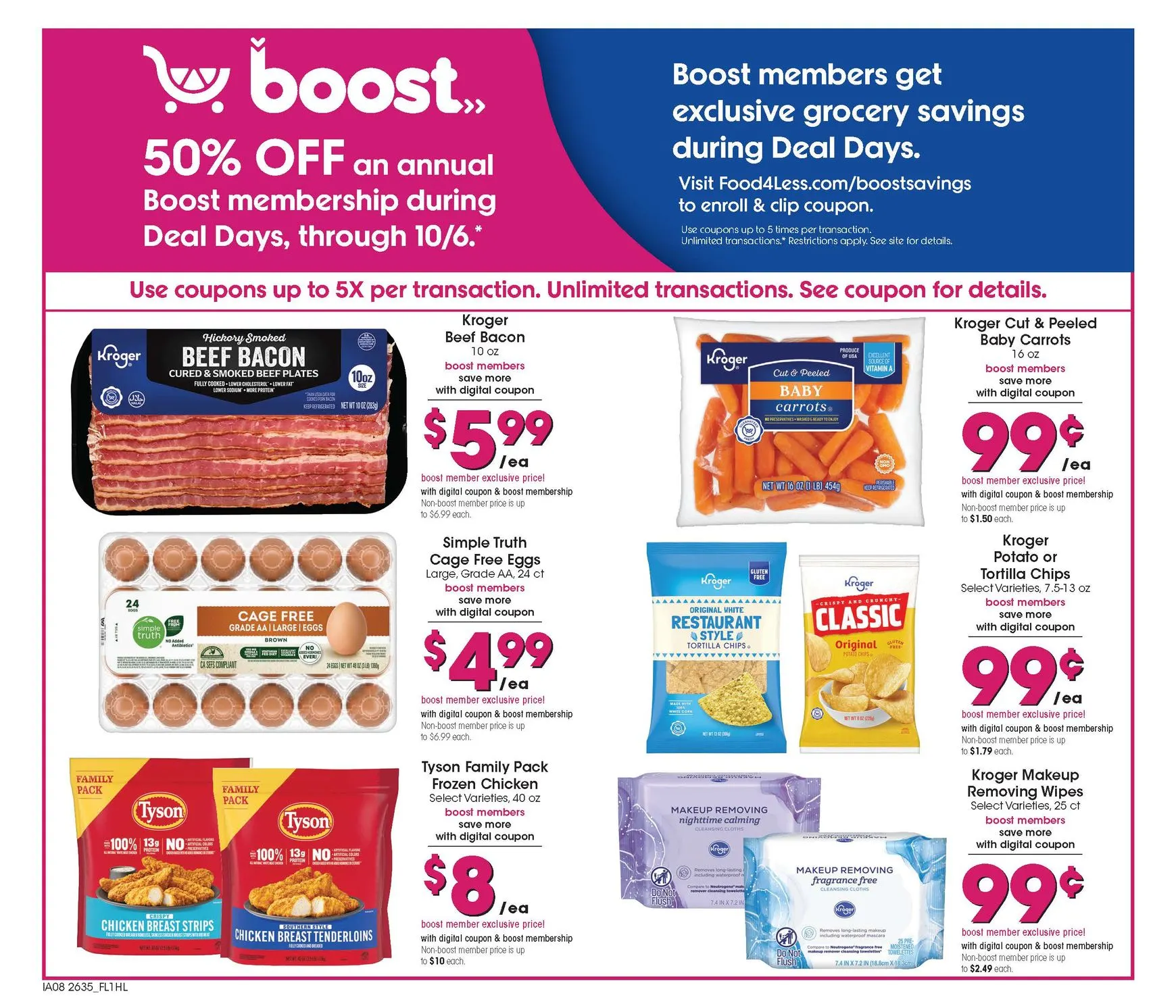 Weekly ad Current Food 4 Less leaflet valid from Wednesday 09/30/2026 to Tuesday 10/06/2026 from September 30 to October 6 2026 - Page 8