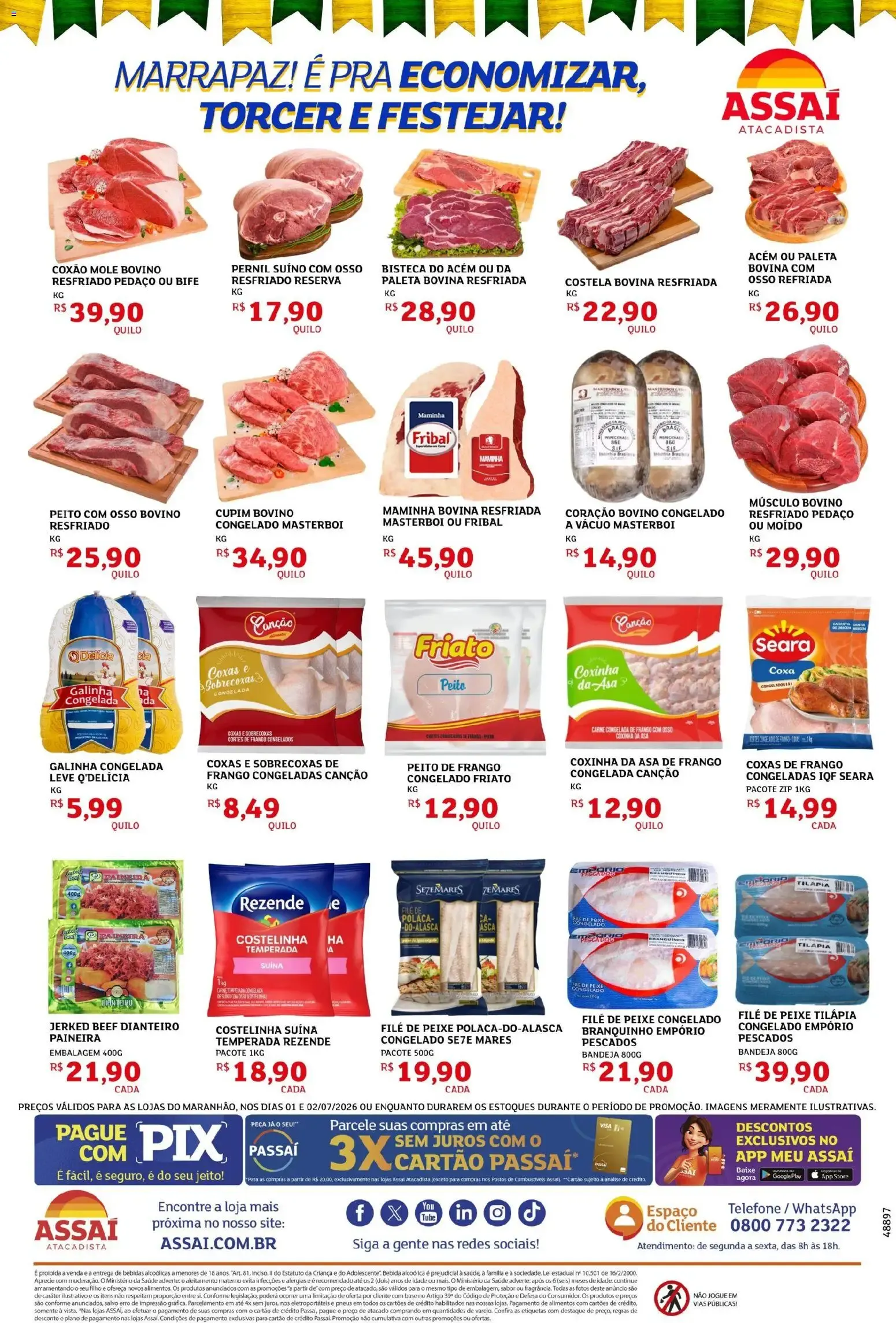 Encarte de Assaí Atacadista - 4a e 5a Feirassai 1 de julho até 2 de julho 2026 - Pagina 2