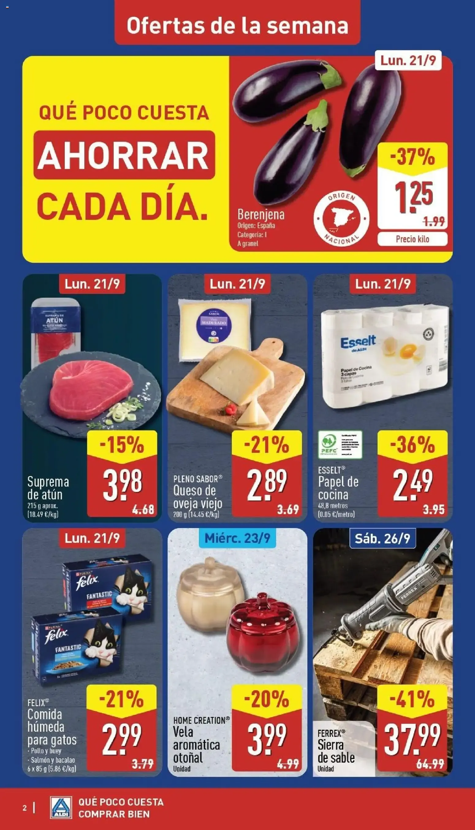 Catálogo de Aldi: Ahorra más de 2.400€ al año 21 de septiembre al 27 de septiembre 2026 - Página 2