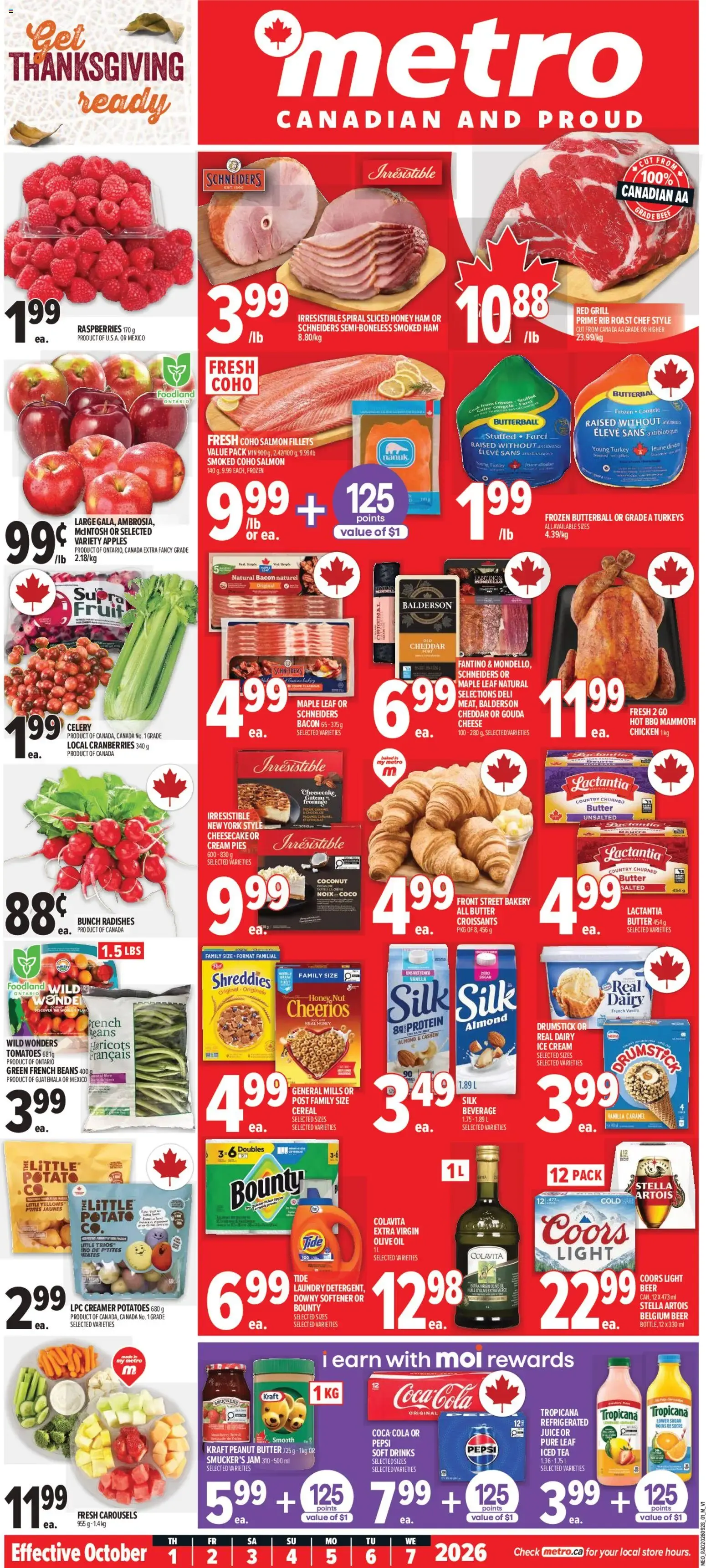 Metro: Get Thanksgiving Ready - Weekly Flyer from October 1 to October 7 2026 - flyer page 1