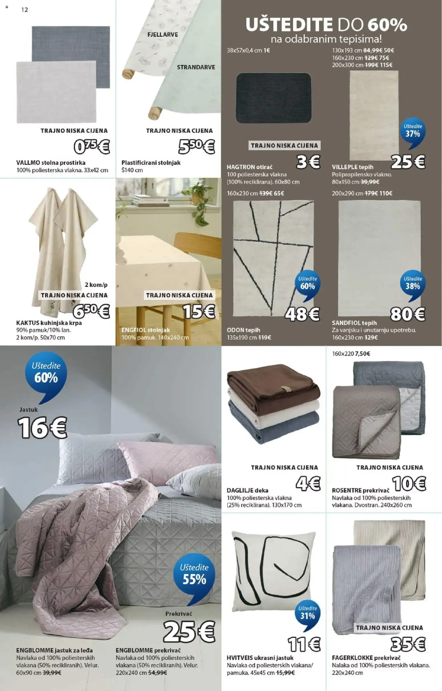 Katalog JYSK: Izvršne skandinavske božićne ponude i popusti do 50% en muebles od 14. listopada do 29. studenoga 2026. - Pregled Stranica 12