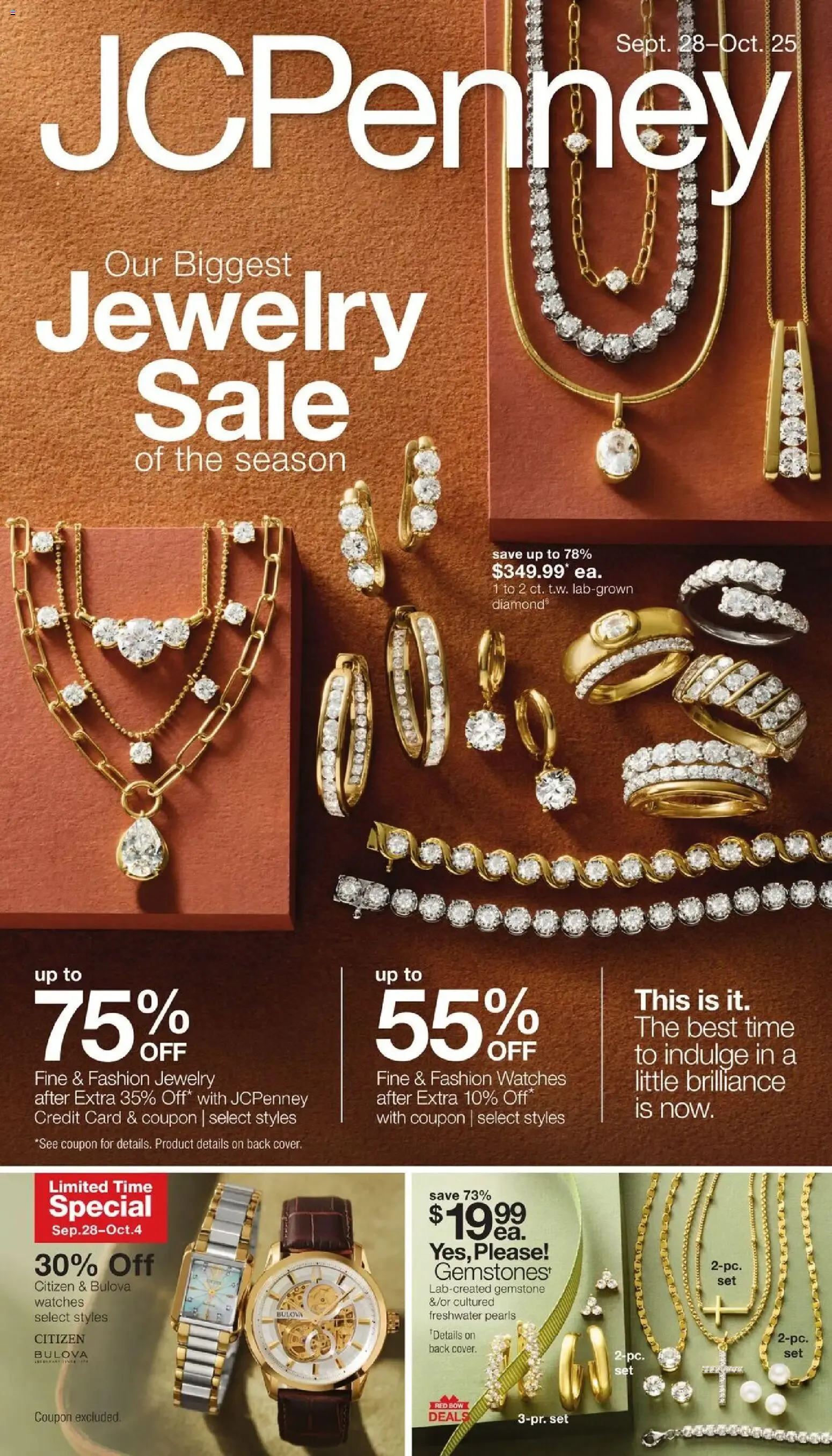 JCPenney Our Biggest Jewelry Sale of the season