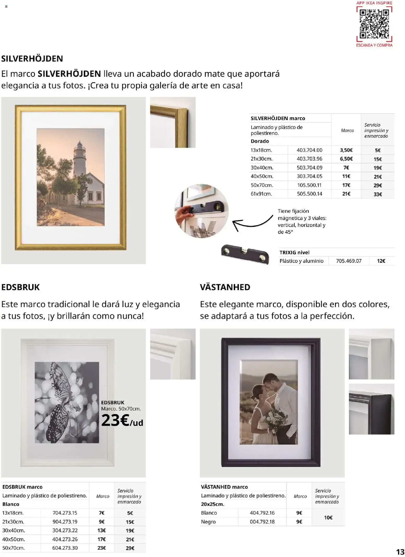 Catálogo de IKEA - Enmarca ya del 01/09/2026 1 de septiembre al 31 de enero 2027 - Página 13