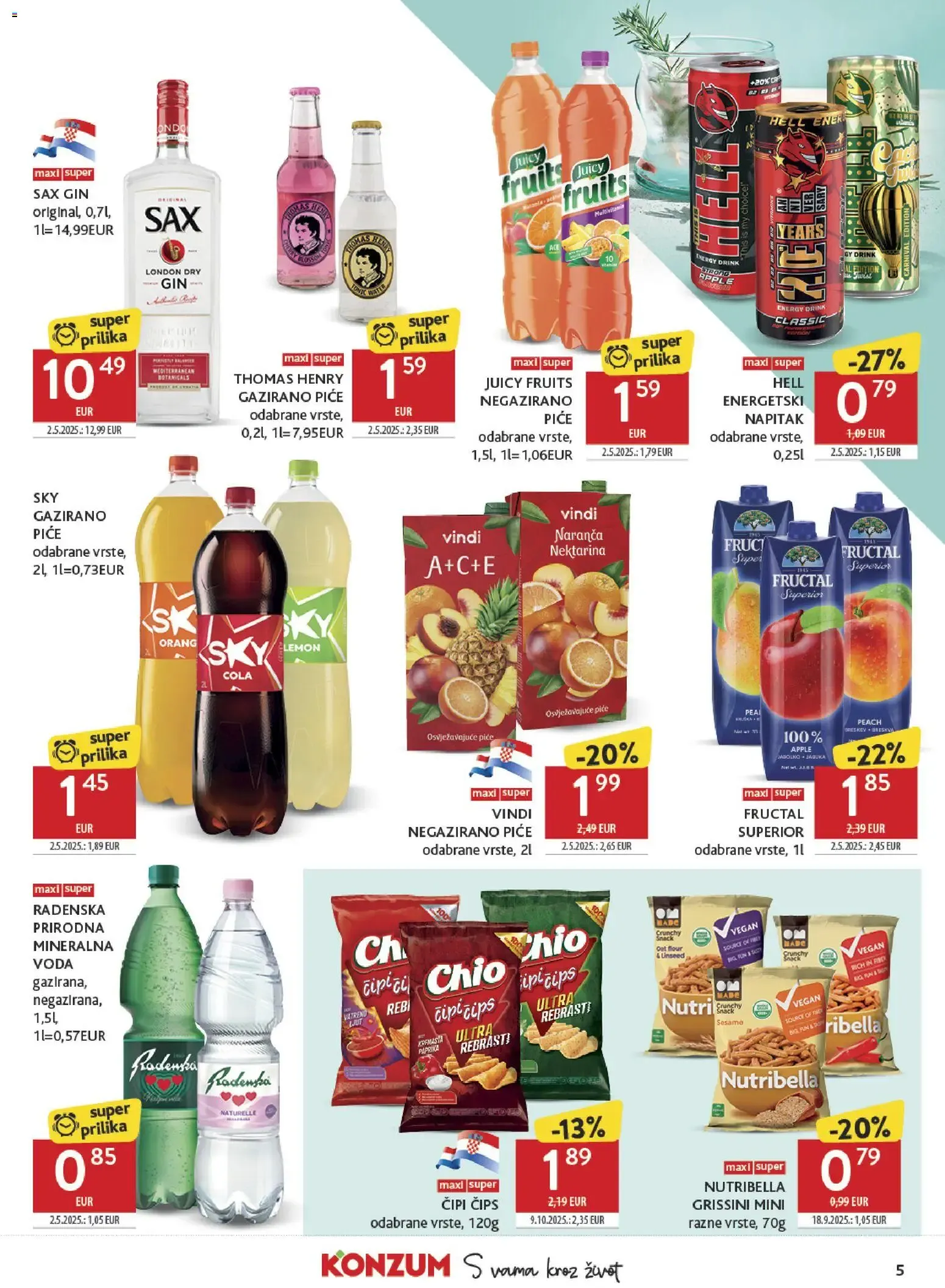 Katalog Konzum Katalog novi od 22.07.2026 na listanje > letak digitalni od 22. srpnja do 28. srpnja 2026. - Pregled Stranica 5