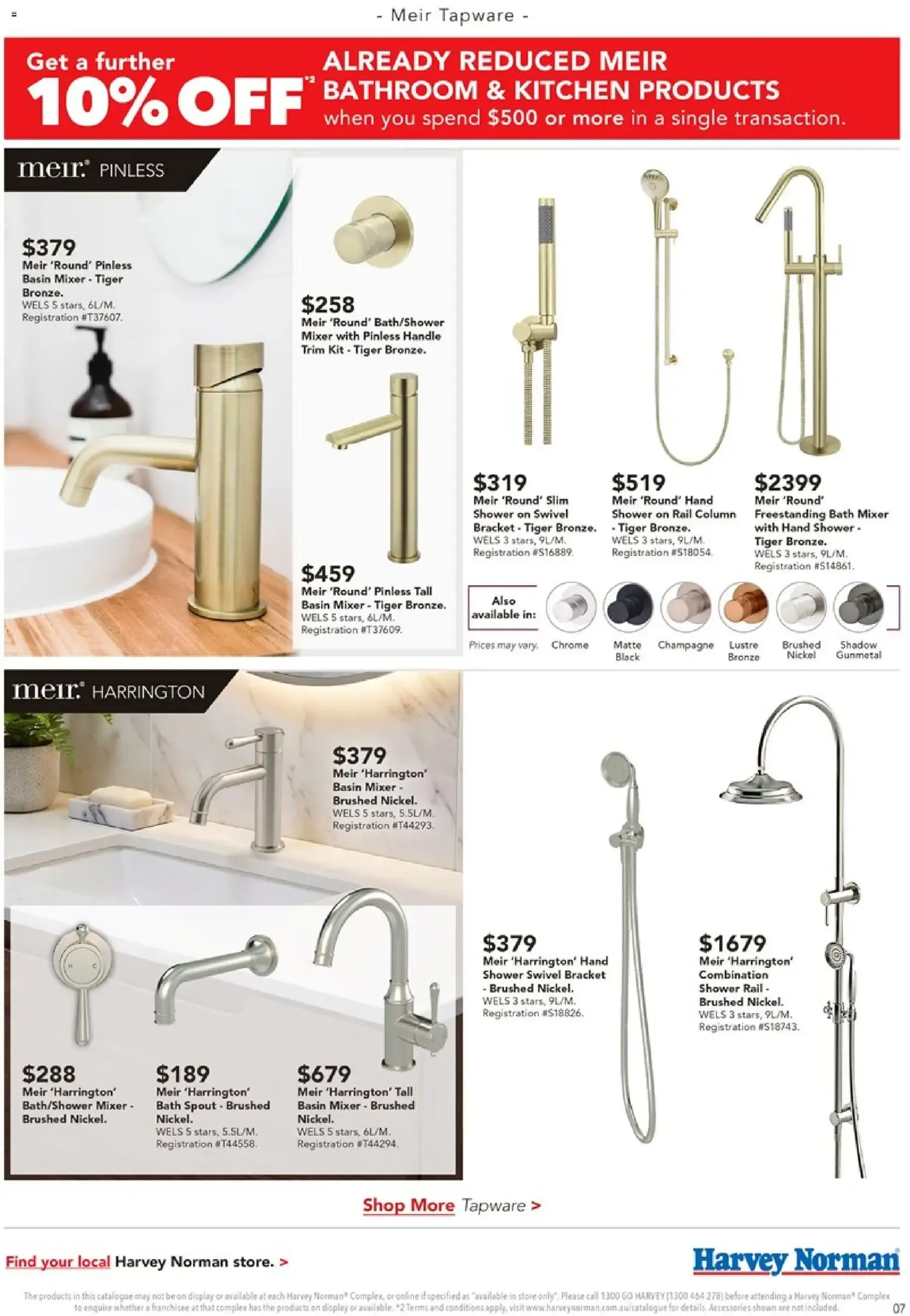 Harvey Norman Your Bathroom and Tile Specialist - Catalogue valid from 8 October to 25 October 2026 - page 7