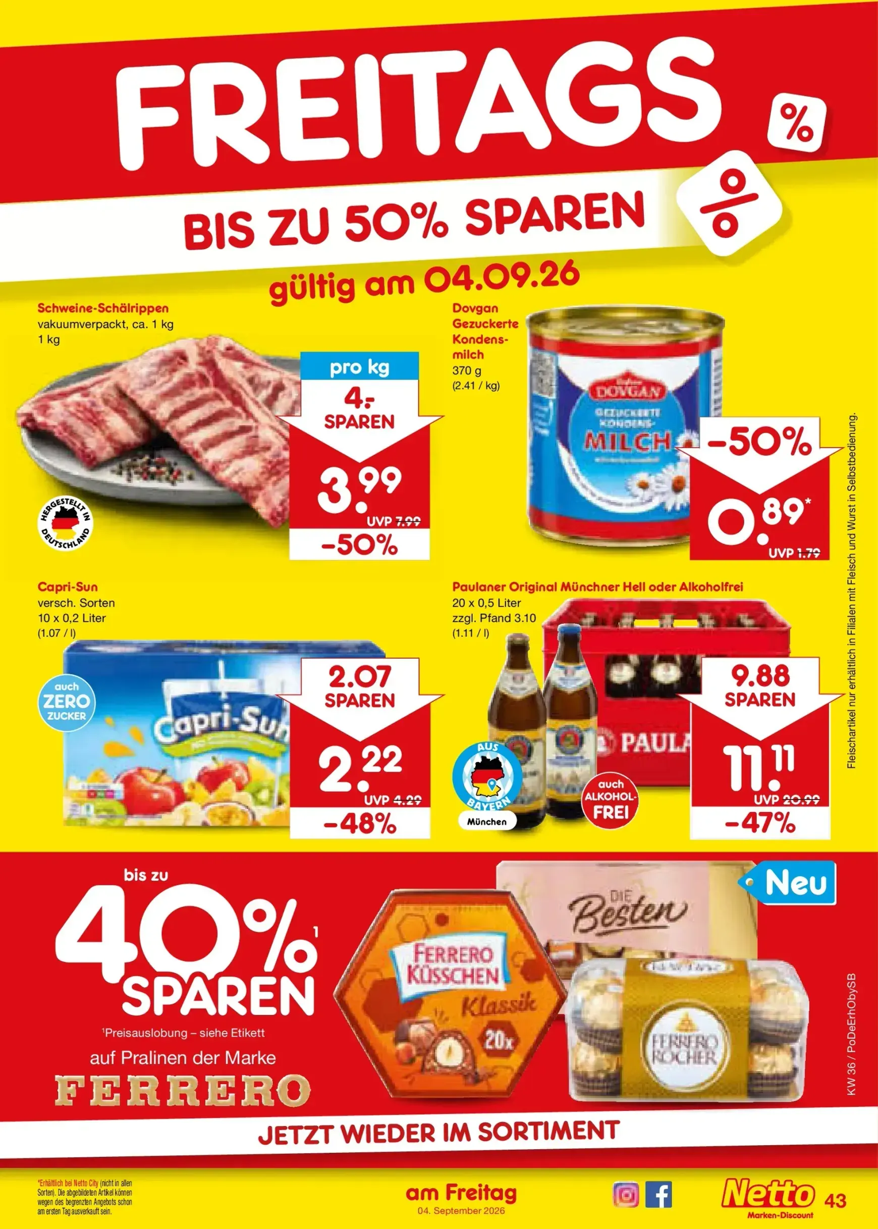 Netto Marken Discount Prospekt – von Montag 31.08.2026 bis Samstag 05.09.2026 von 31. August bis 5. September 2026 - Prospekt seite 56