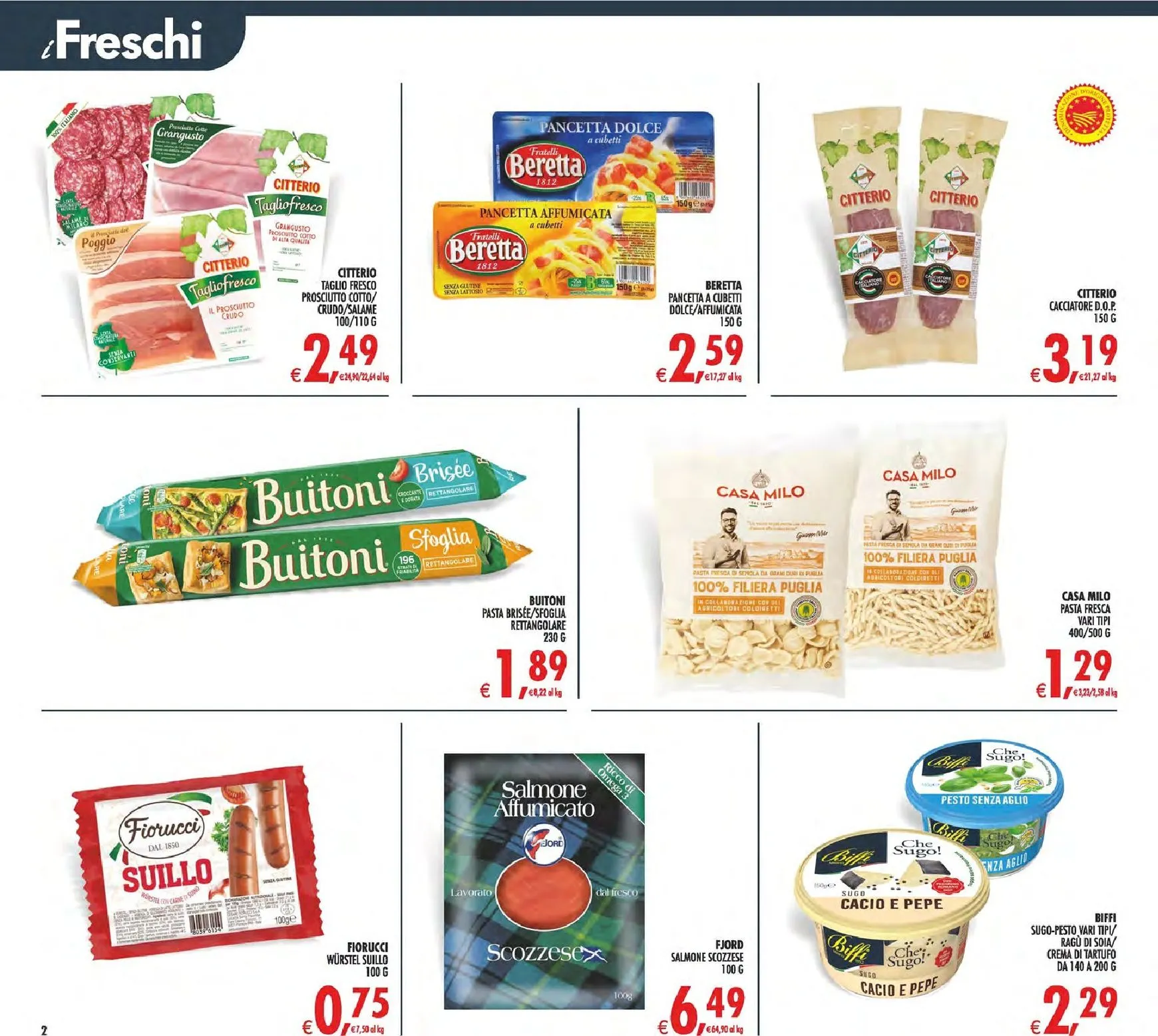 Volantino attuale di Decò - Supermercati/Maxistore/Local Lipari valido dal martedì 09/06/2026 al giovedì 18/06/2026 da 9 giugno a 18 giugno di 2026 - Pagina del volantino 2