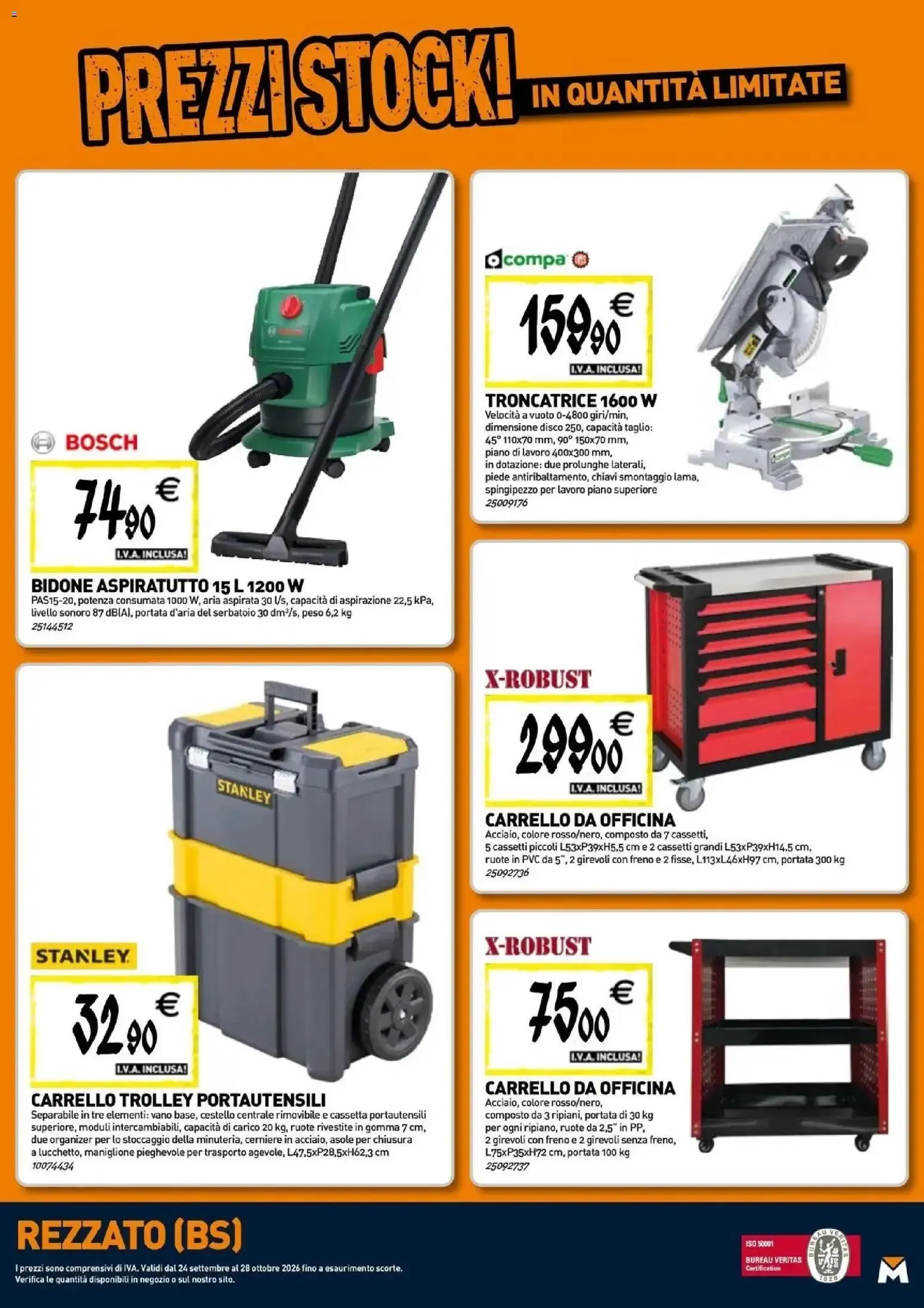 Nuovo TECNOMAT - Straordinari prezzi stock! dal 24/09/2026 > offerte anteprima 🛍️ da 24 settembre a 28 ottobre di 2026 - Pagina del volantino 22