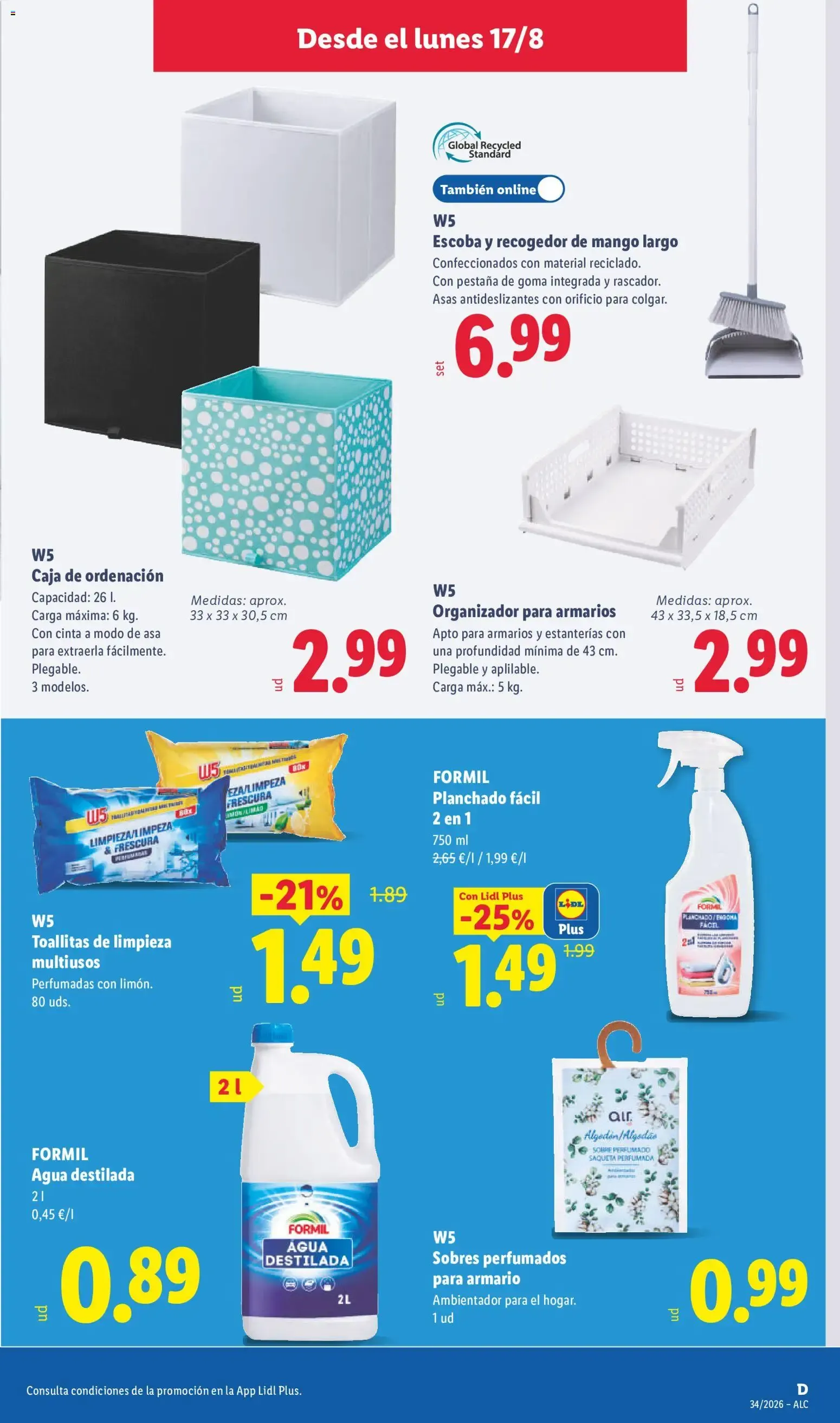 Catálogo de Lidl folleto de bazar del 17/08/2026 | Ofertas 17 de agosto al 23 de agosto 2026 - Página 19