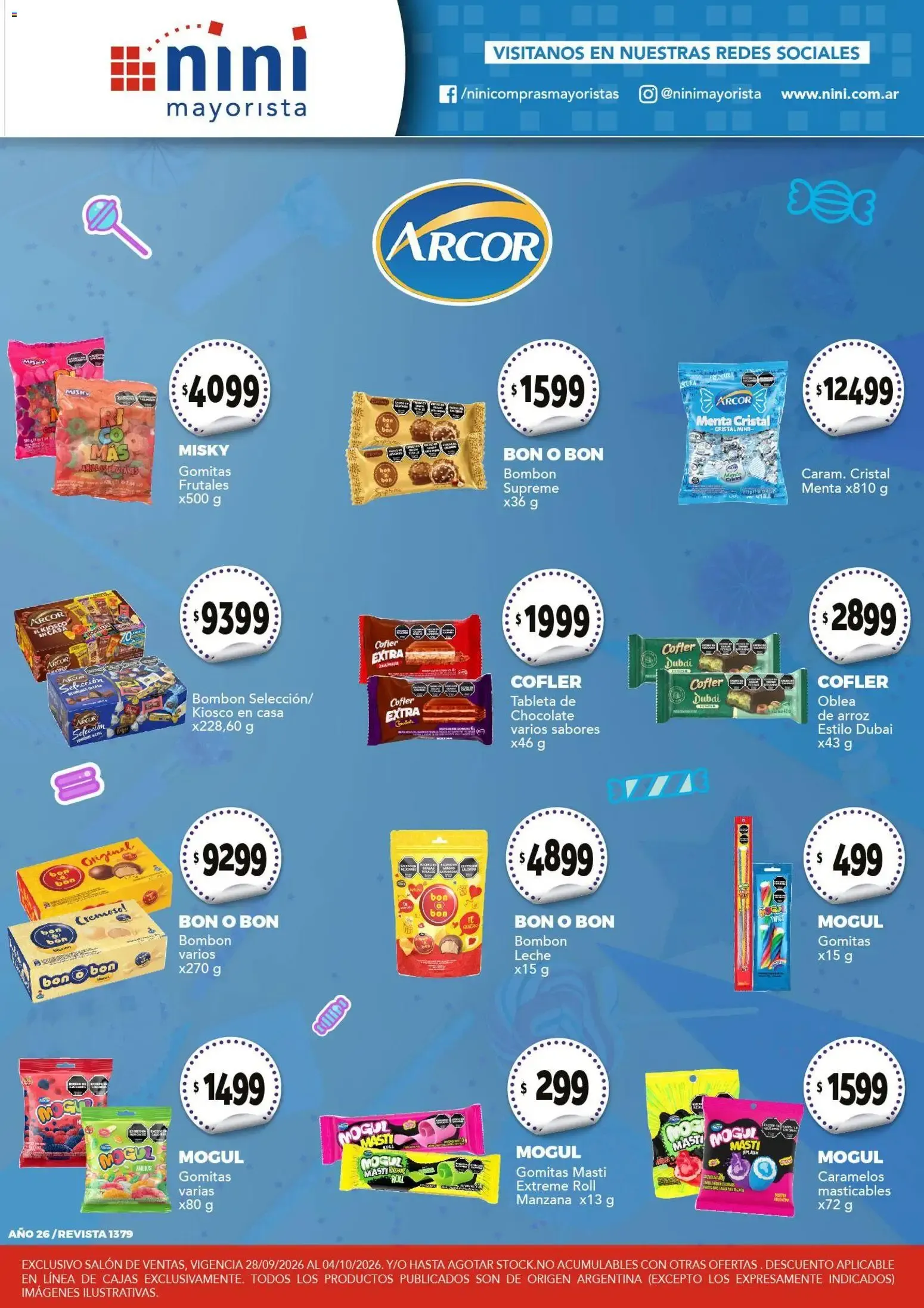 Ofertas de NINI Mayorista -Salón de Ventas del 28/09/2026 - 04/10/2026 28 de septiembre al 4 de octubre 2026 - Página 1 del catálogo