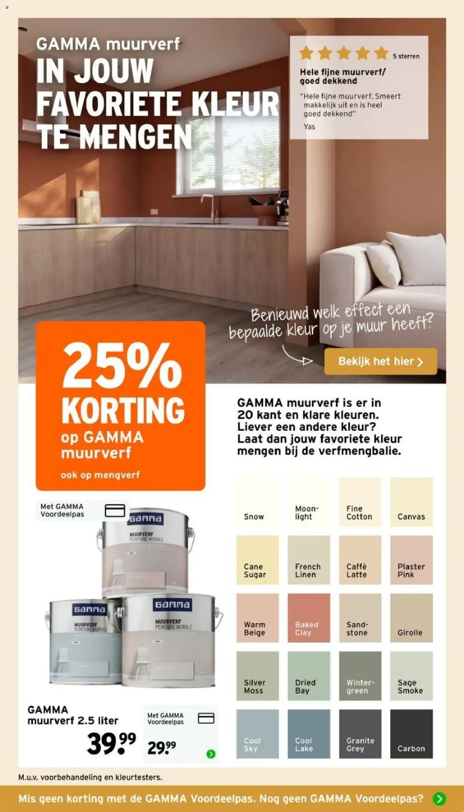 GAMMA: 6 WEKEN LANG DE BESTE VERFDEALS van 13 juli tot 23 augustus 2026 - Folder pagina 7