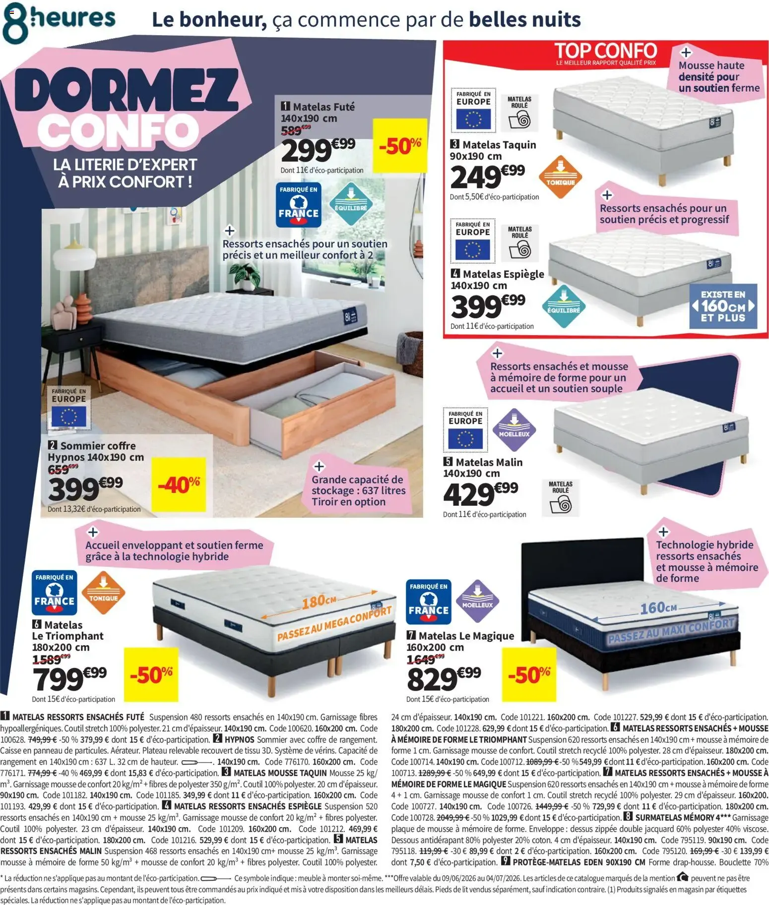 Conforama catalogue à partir du 09/06/2026 - promo en ligne du 9 juin au 6 juillet 2026 - Catalogue page 4