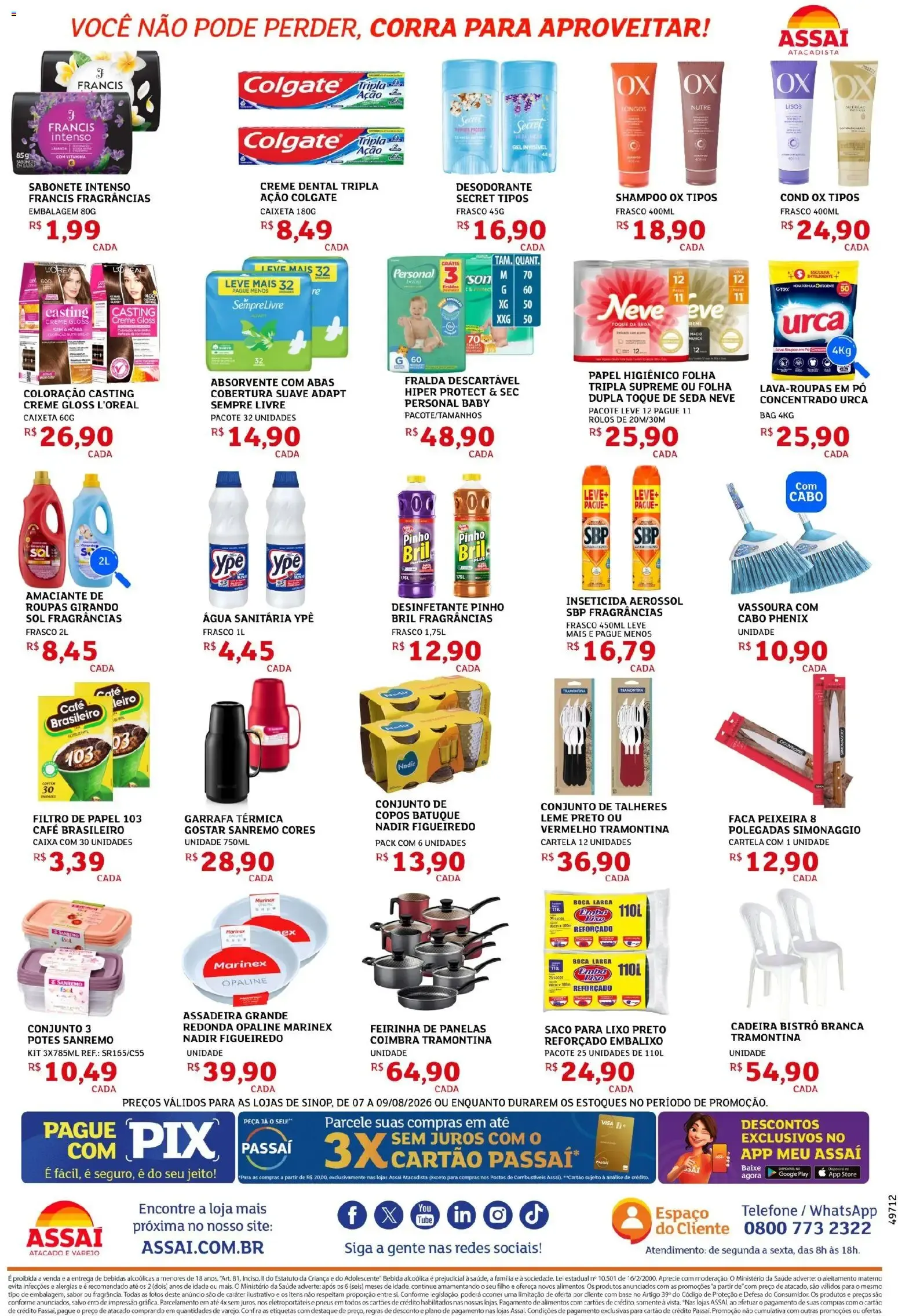 Encarte de Assaí Atacadista ofertas - MT de 07/08/2026 | Promoções Online 7 de agosto até 9 de agosto 2026 - Pagina 4