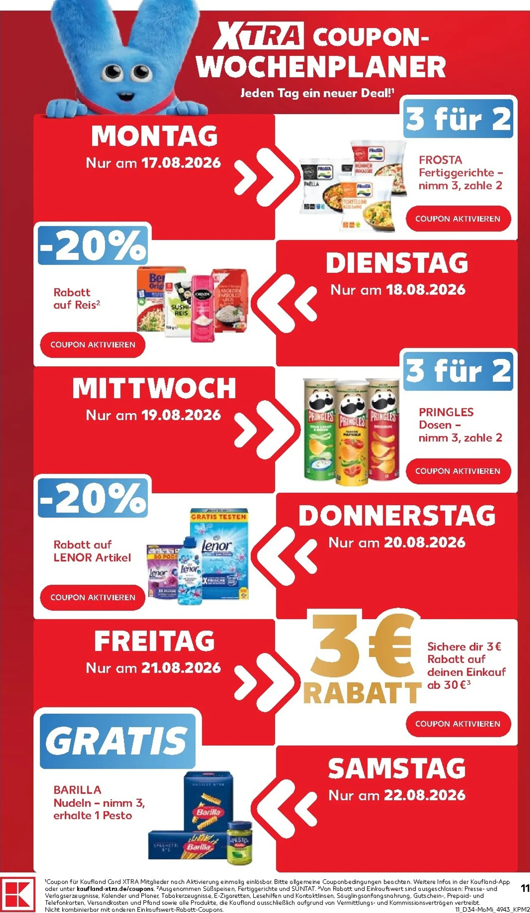 Kaufland - Richtig Sparen Prospekt nächste Woche – von Montag 17.08.2026 bis Mittwoch 19.08.2026 von 17. August bis 19. August 2026 - Prospekt seite 11