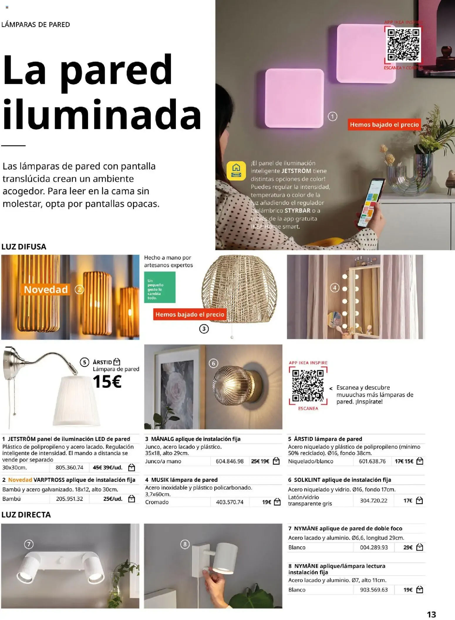 Catálogo de IKEA - Guía de Compra Iluminación y Sonido para tu Hogar 29 de septiembre al 31 de enero 2027 - Página 13