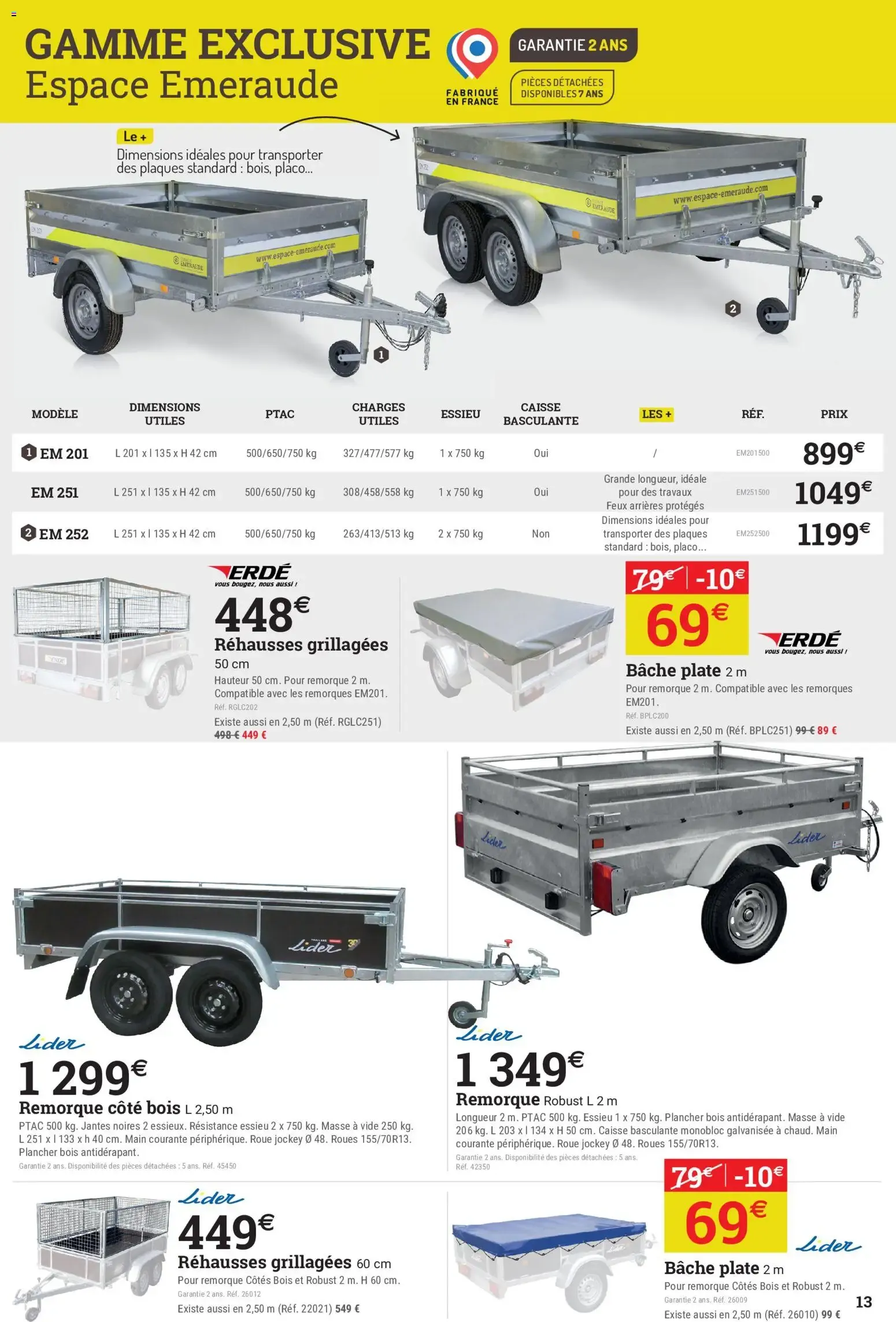 Espace Emeraude catalogue à partir du 23/09/2026 - promo en ligne du 23 septembre au 24 octobre 2026 - Catalogue page 13