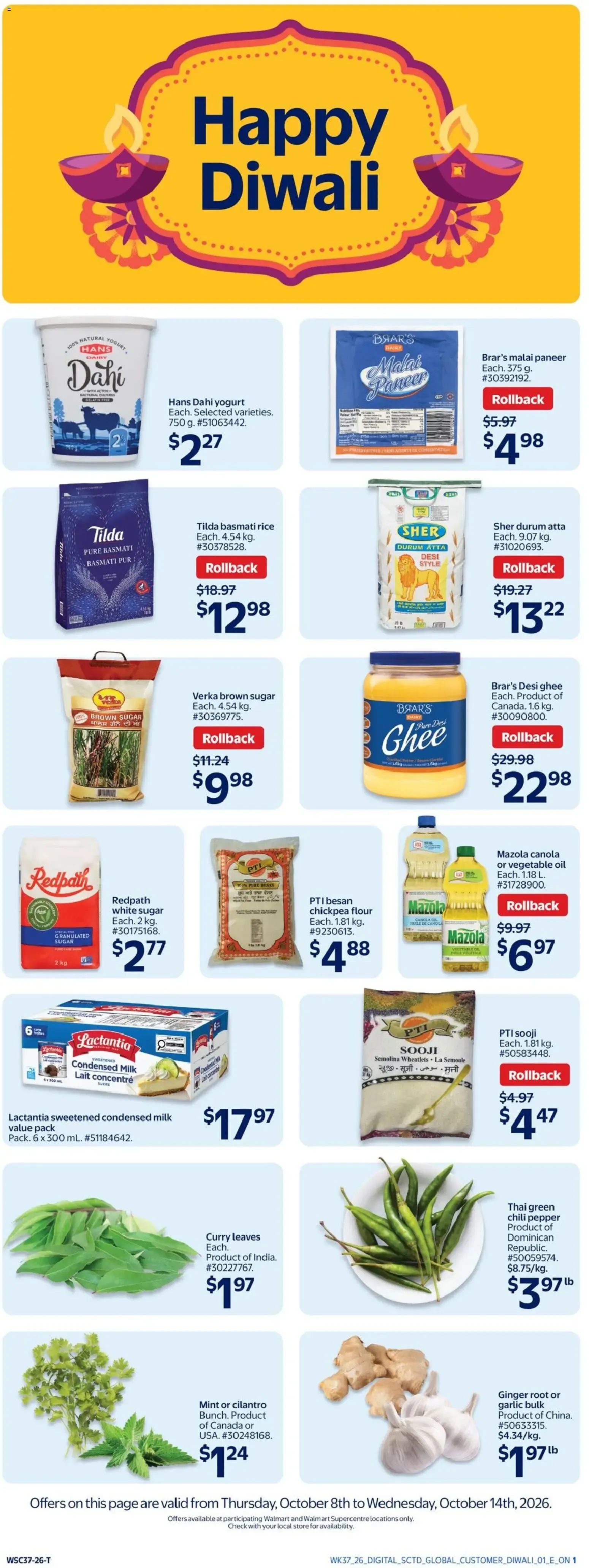 Walmart weekly flyer from Oct 15, 2026 > weekly specials & deals from October 15 to October 21 2026 - flyer page 3
