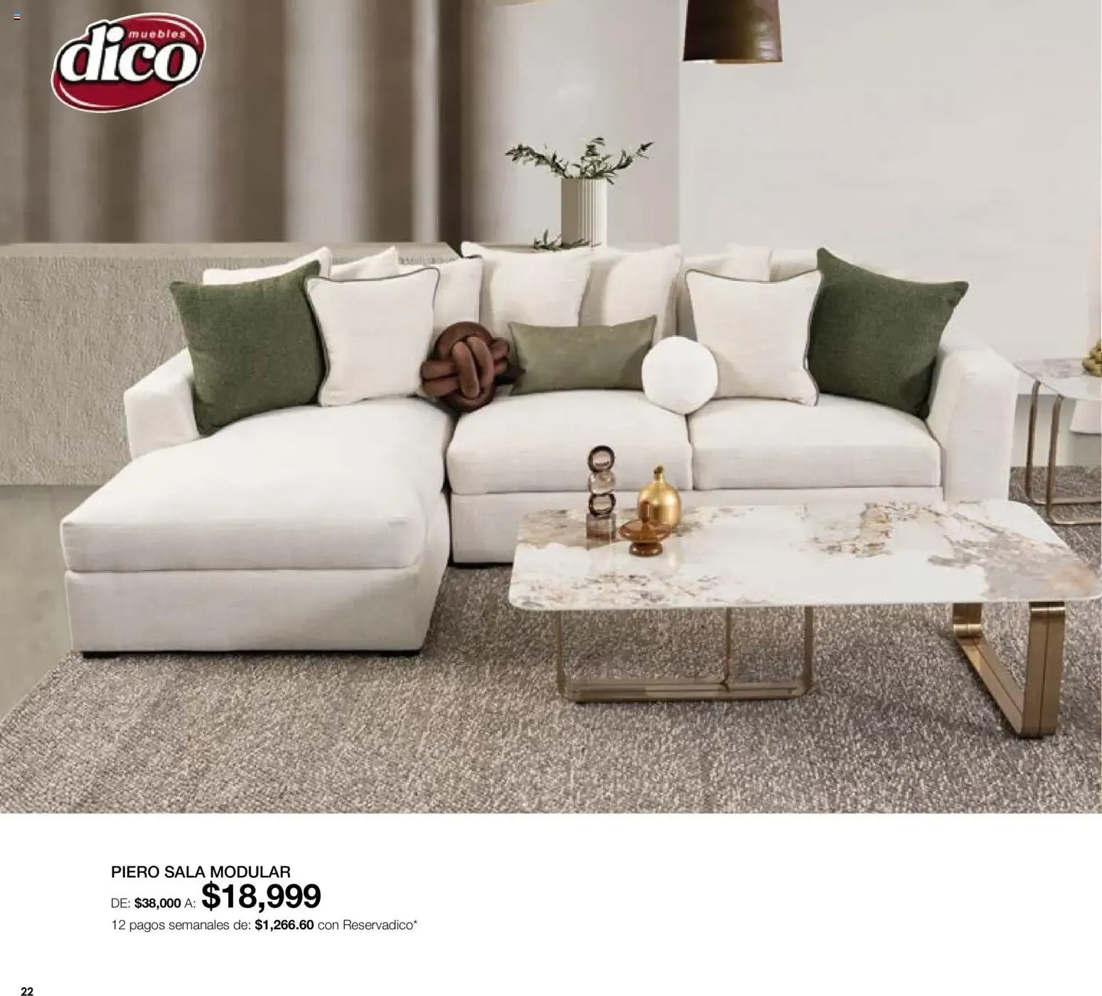 Catálogo de Dico Muebles - Medio Año Medio Precio 1 de agosto al 31 de agosto 2026 - Pagina 22