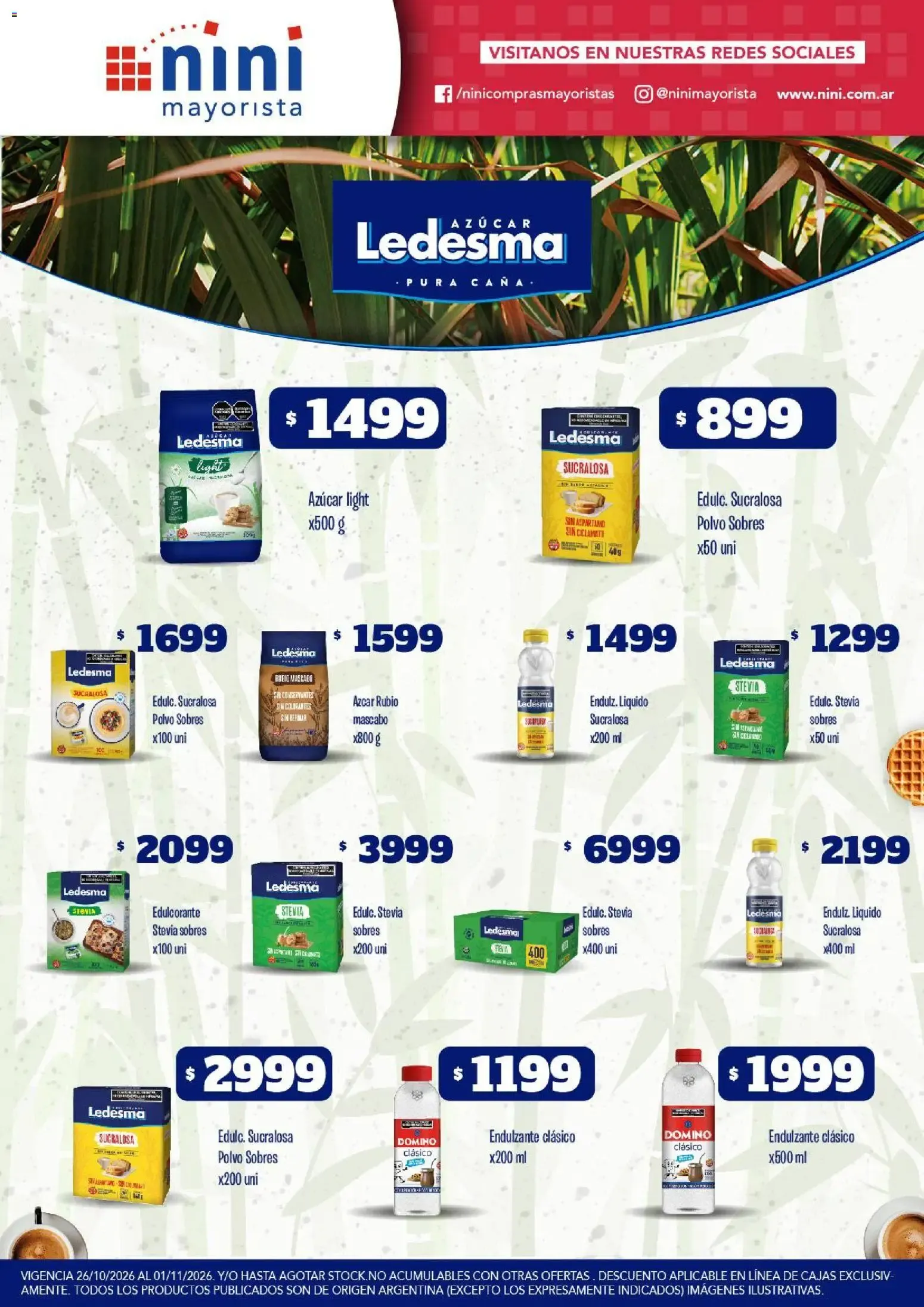 Ofertas de NINI Mayorista catálogo del 26/10/2026 - 01/11/2026 26 de octubre al 1 de noviembre 2026 - Página 30 del catálogo